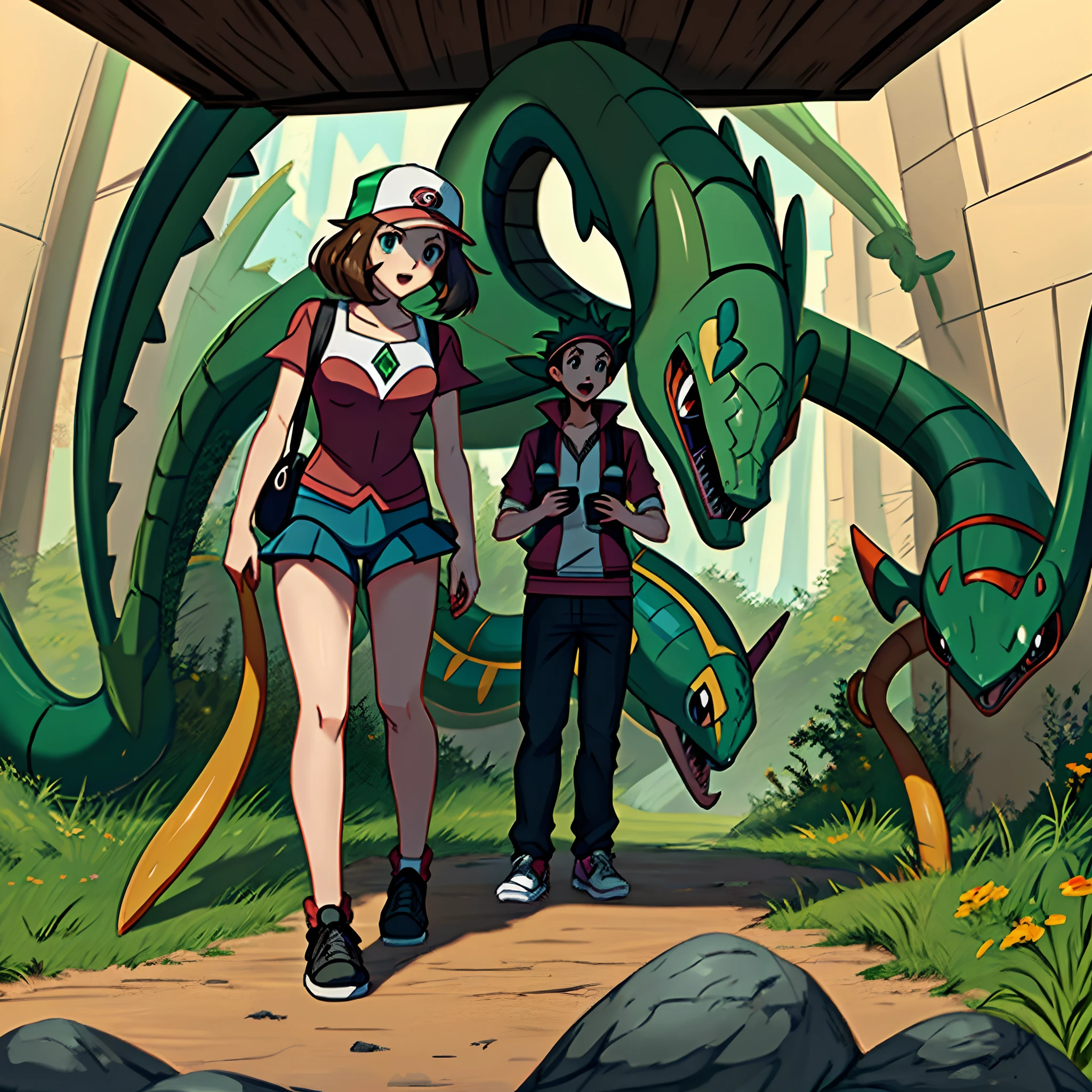 Als Pokemon Trainer mit rayquaza