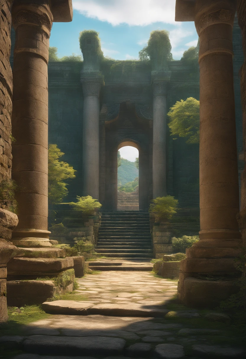 in isekai　ancient ruin