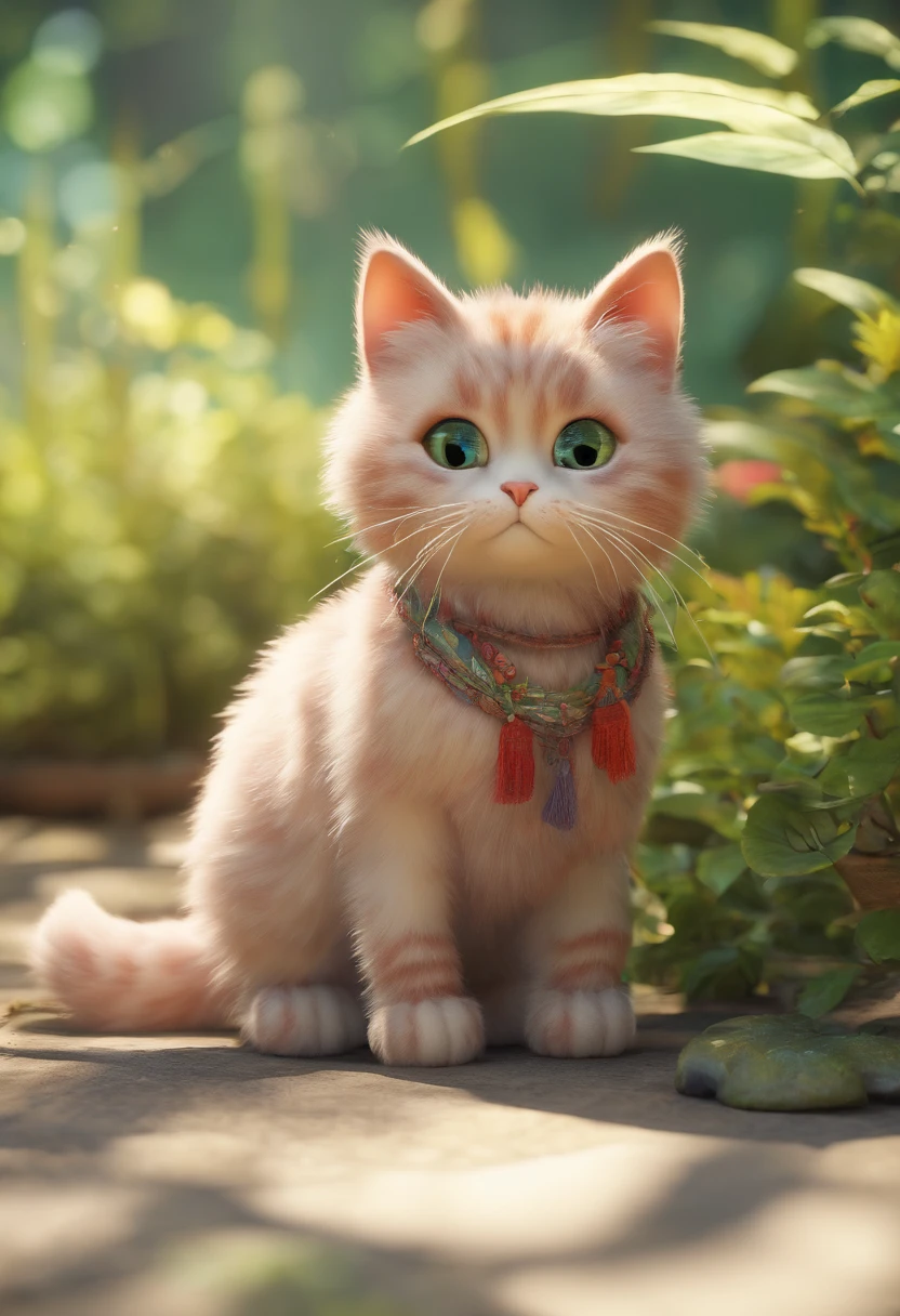 One cute cat,