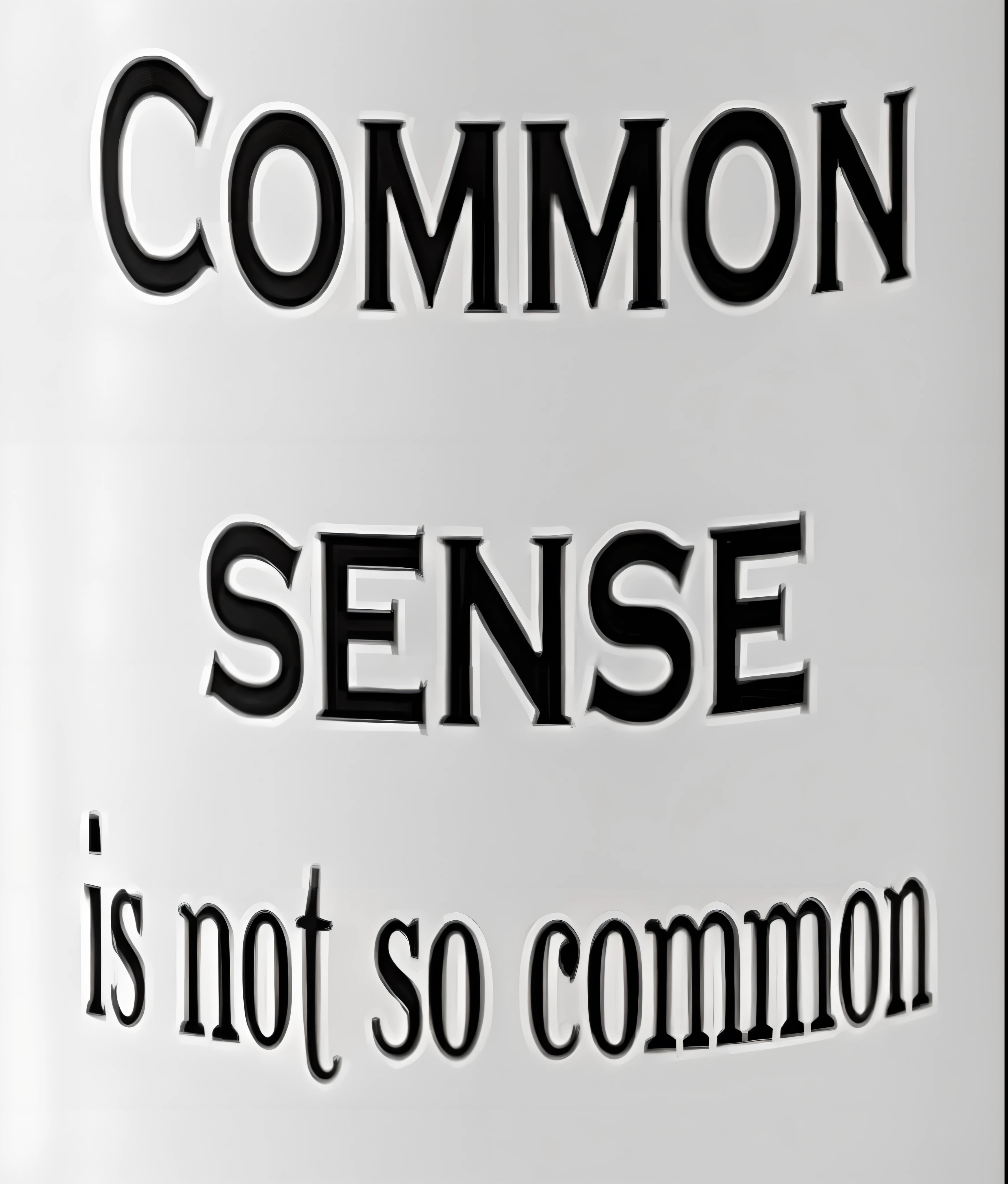 arafed mug with a message on it that says common sense is not so common, serious expression, max dennison, seemless, very coherent image, concerned expression, serious composure, they are very serious, amusing, commoner, compressed jpeg, common street, serious face, confused expression, closeup photograph, taken on a nikon, ssense, intense expression