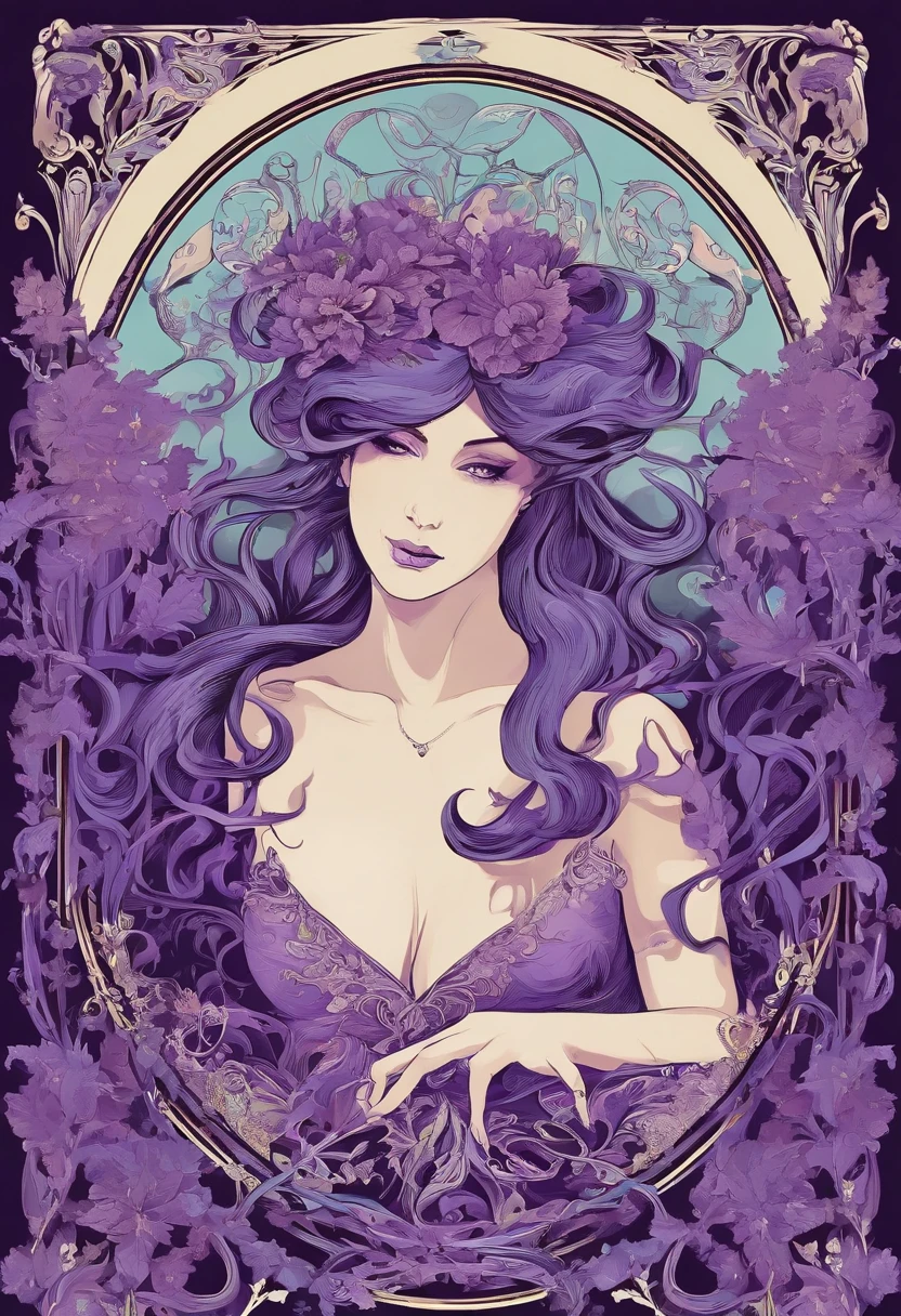 Purple darkness　cigarettes　love and hate　saddened　Water flows