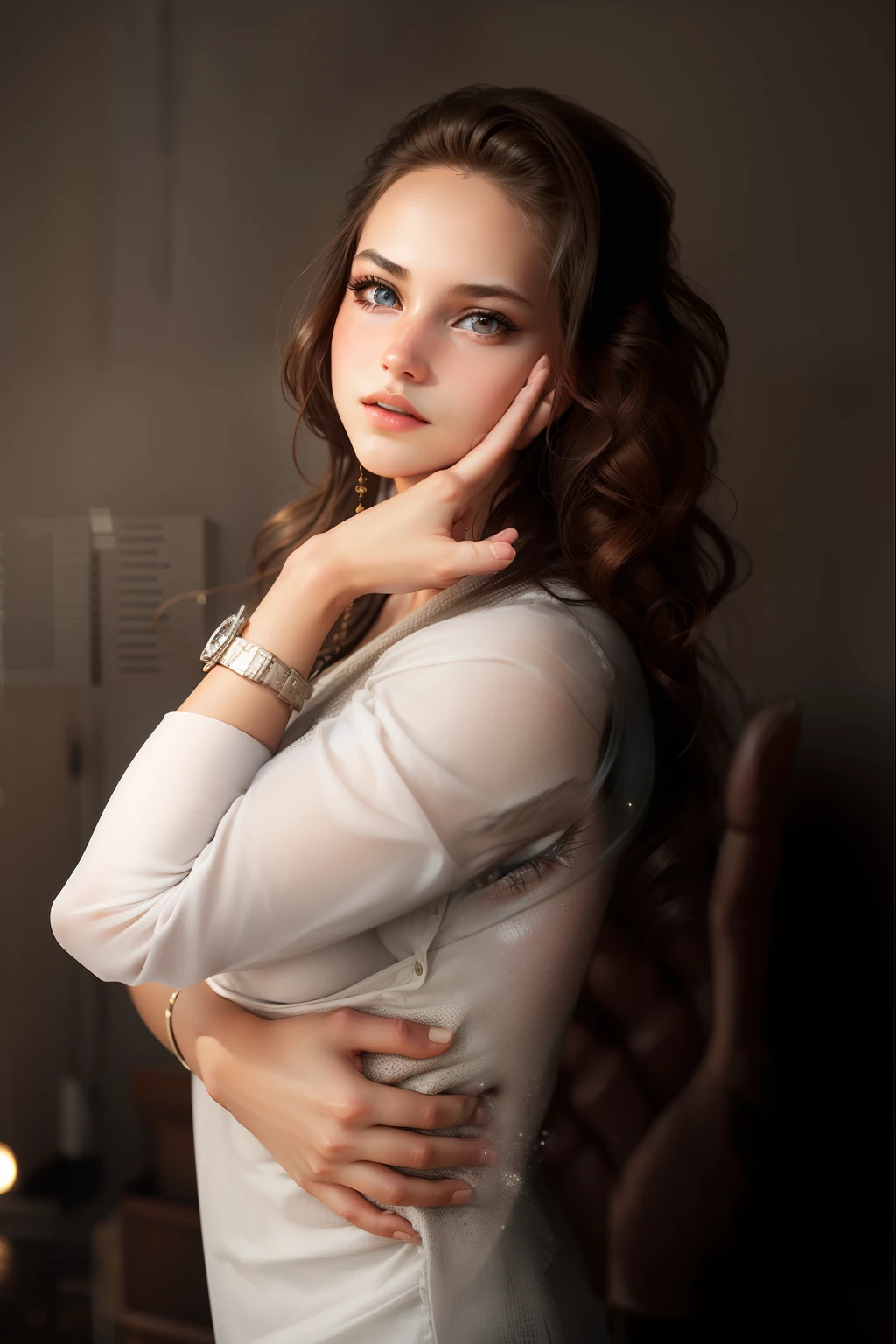 beautiful realistic girl