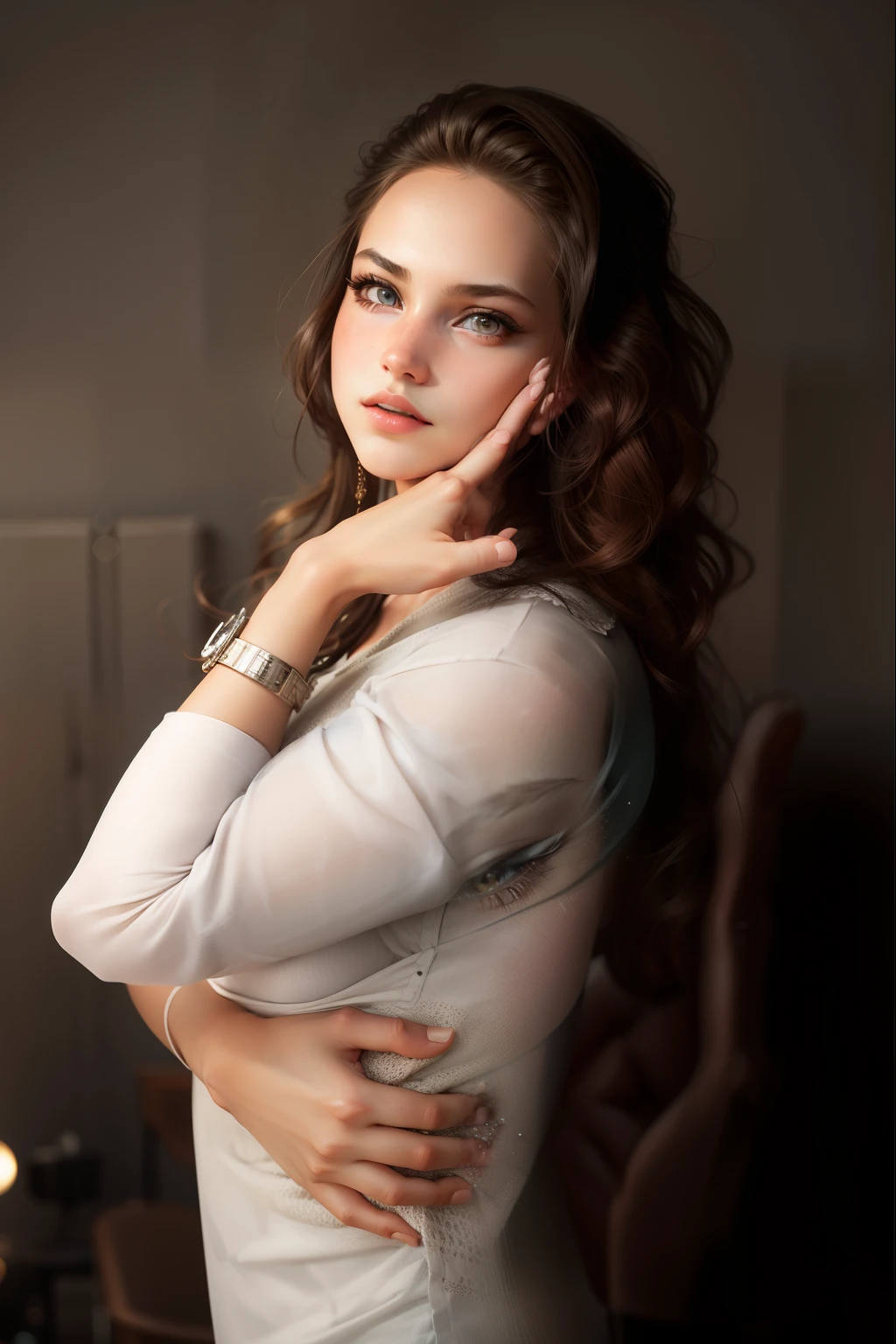beautiful realistic girl