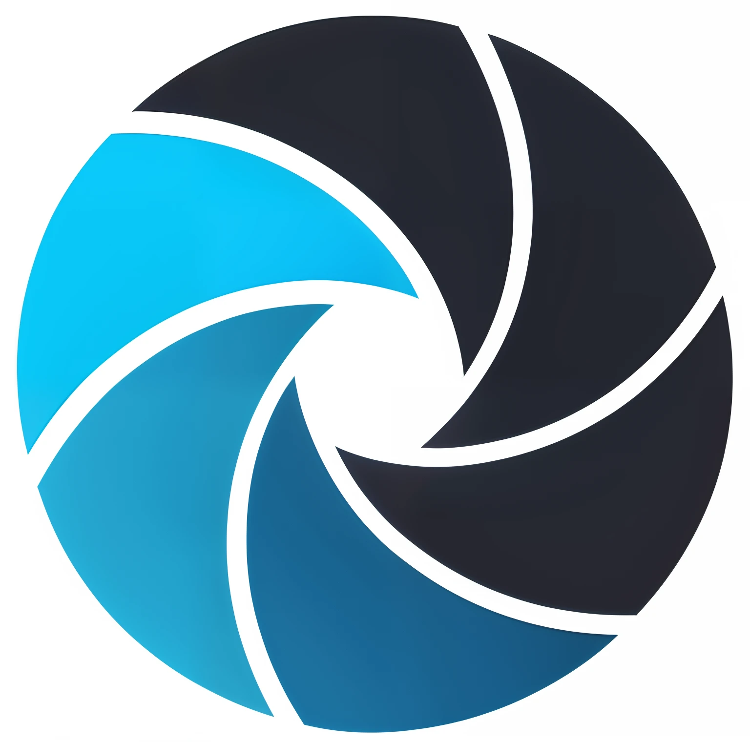 7-color round logo with a white center, logo without text, circular logo, aperture priority, round logo, light circles, professional profile picture, leaked image, Round logo, infographics. logo. Blue, clean logo, minimalist logo without text, Graphic logo, aperture science, corporate logos, Aperture gradient, Professional logo, Reality Photos,flat drawing,Mechanical shutter shape,7 colors,Graphic design