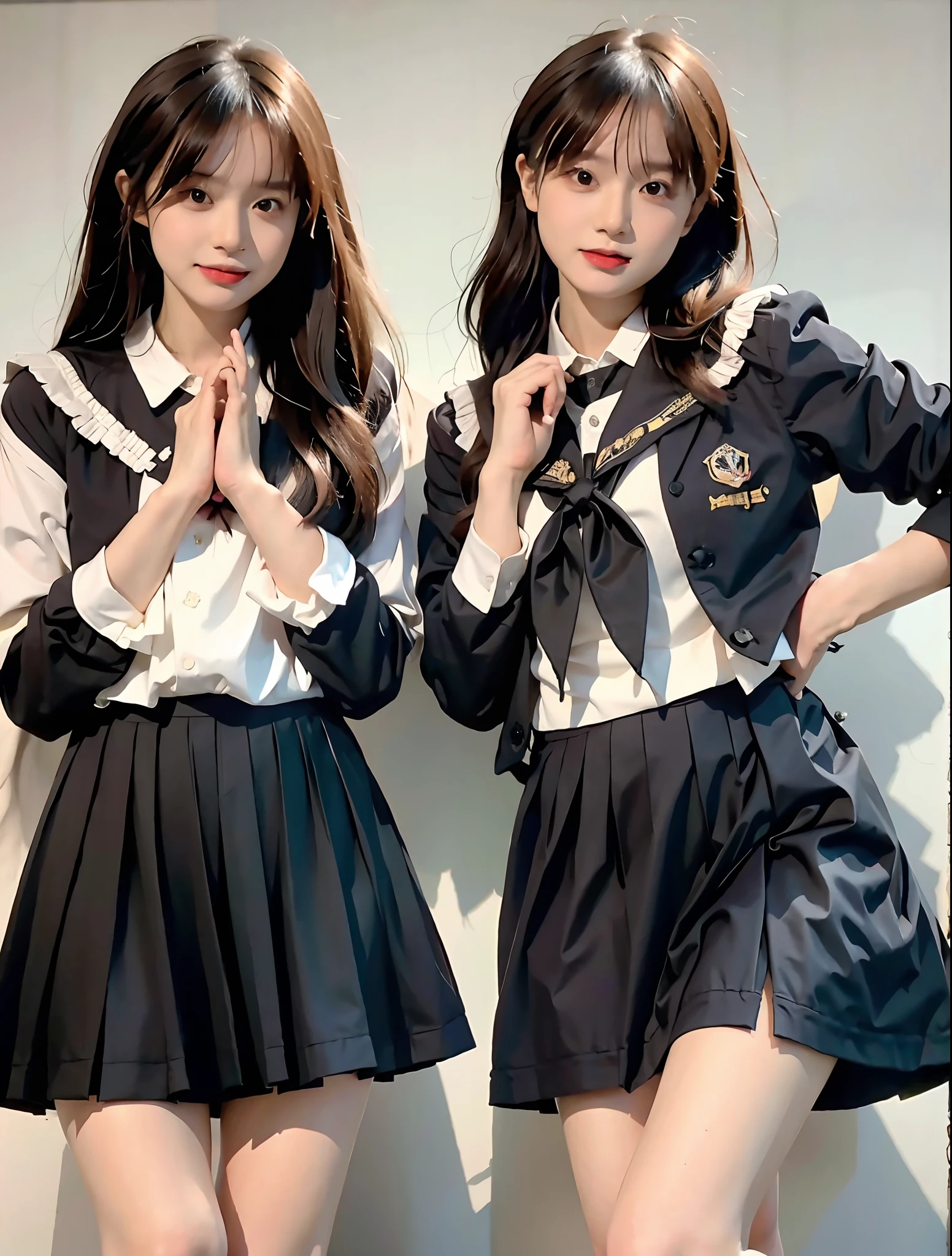 Best quality at best,tmasterpiece,超高分辨率,Textured skin,The is very detailed,awardwinning,high detal,(realisticlying:1.4),s girl,Juvenile,Clear eyes,looks into camera,Pupil correction,A detailed eye,Precise eye structure,Clear faces,Accurate hand structure,Accurate hands