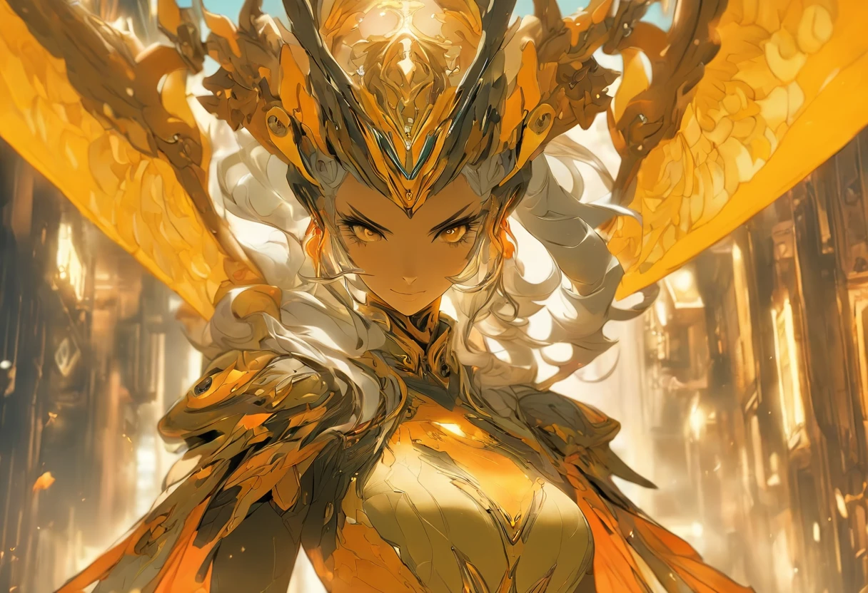 Chinese ink style,Steampunk world,Carved steampunk warframe girl,giant mechanical wings,Jet steam is suspended in the city air,Ink animation art,Ink comic art,water ink,ink,Smudge,8K,Delicately portrayed,Works of masters