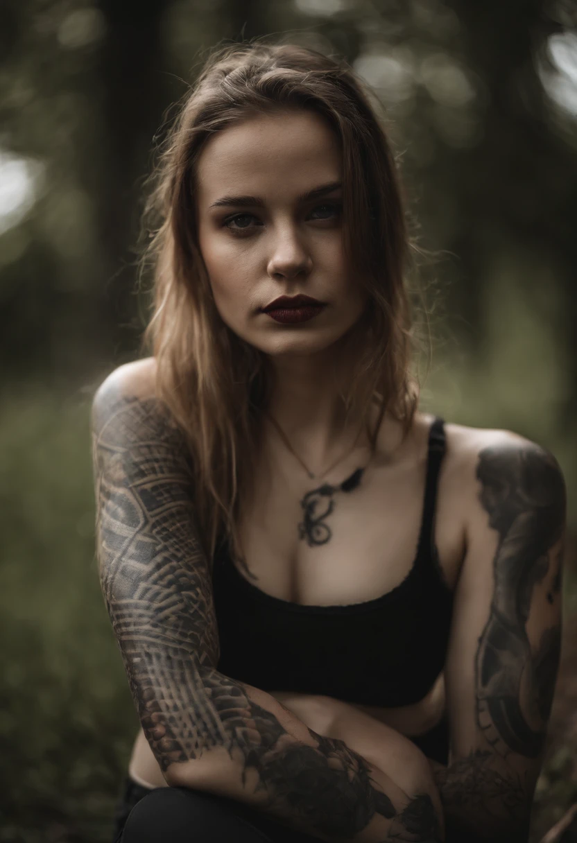 Seductive Punk Gothic Girl, Latex-Jacke, Latex-Shorts, Halskette, nasses, thin tank top, blonden Haar, langer Pony, pigtails, schwarze Lippen, Schmolllippen, Mittlere GRD, athletic body, athletischer durchtrainierter Po, Girls from Europe, viele Tattoos, Kein Modell, road , somber atmosphere, The skin is shiny with sweat, Gloomy Room, nightfall, Chokes, kniend;, Schmerz, Erstaunen, Red liquid, Leckage aus dem Mund, Kamera von oben, A girl's gaze from her forehead, Ersticken an rotem Wasser, Schluckauf, kniend, Tired,A girl's gaze from her forehead, Ersticken an rotem Wasser,Blut aus dem Mund, Schluckauf
