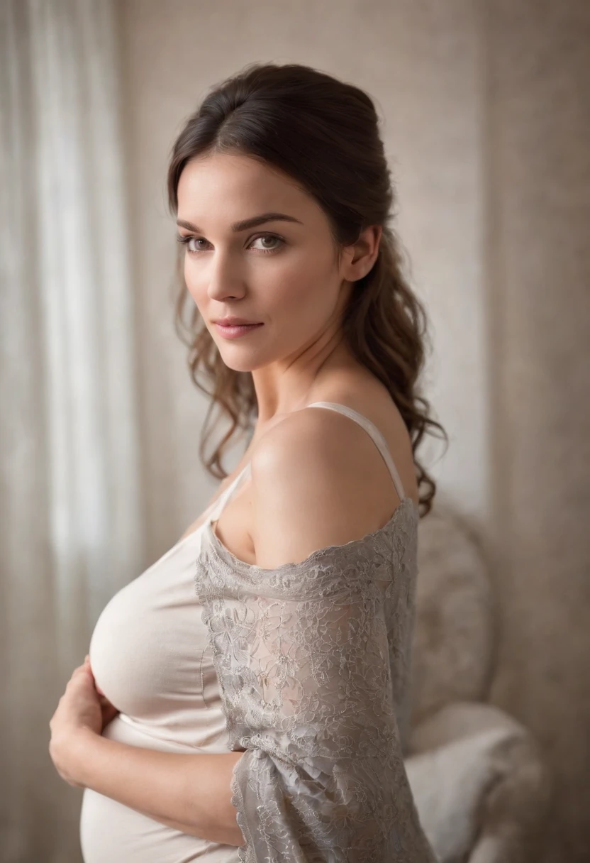 pregnant woman , high quality photo.
