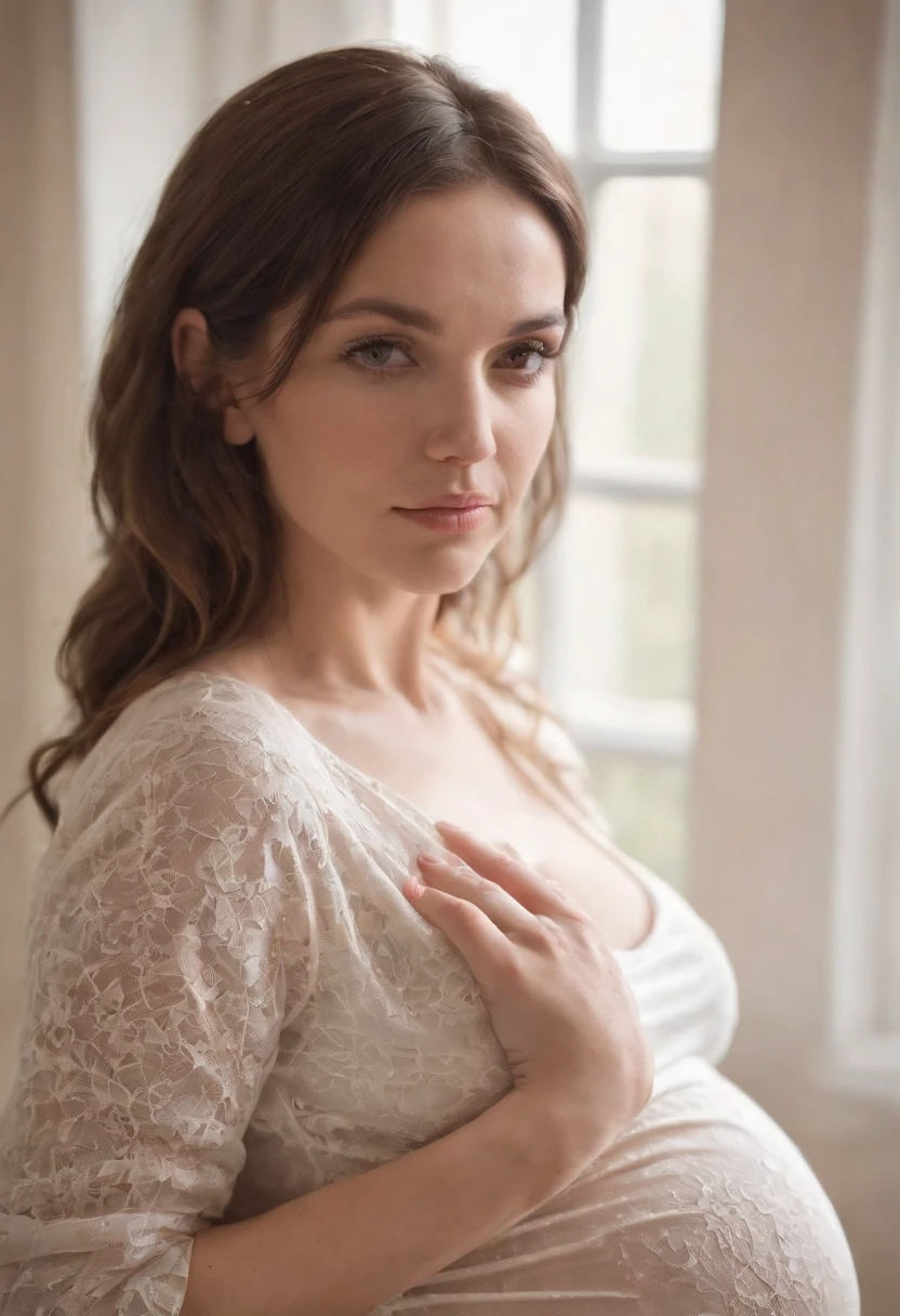 pregnant woman , high quality photo.