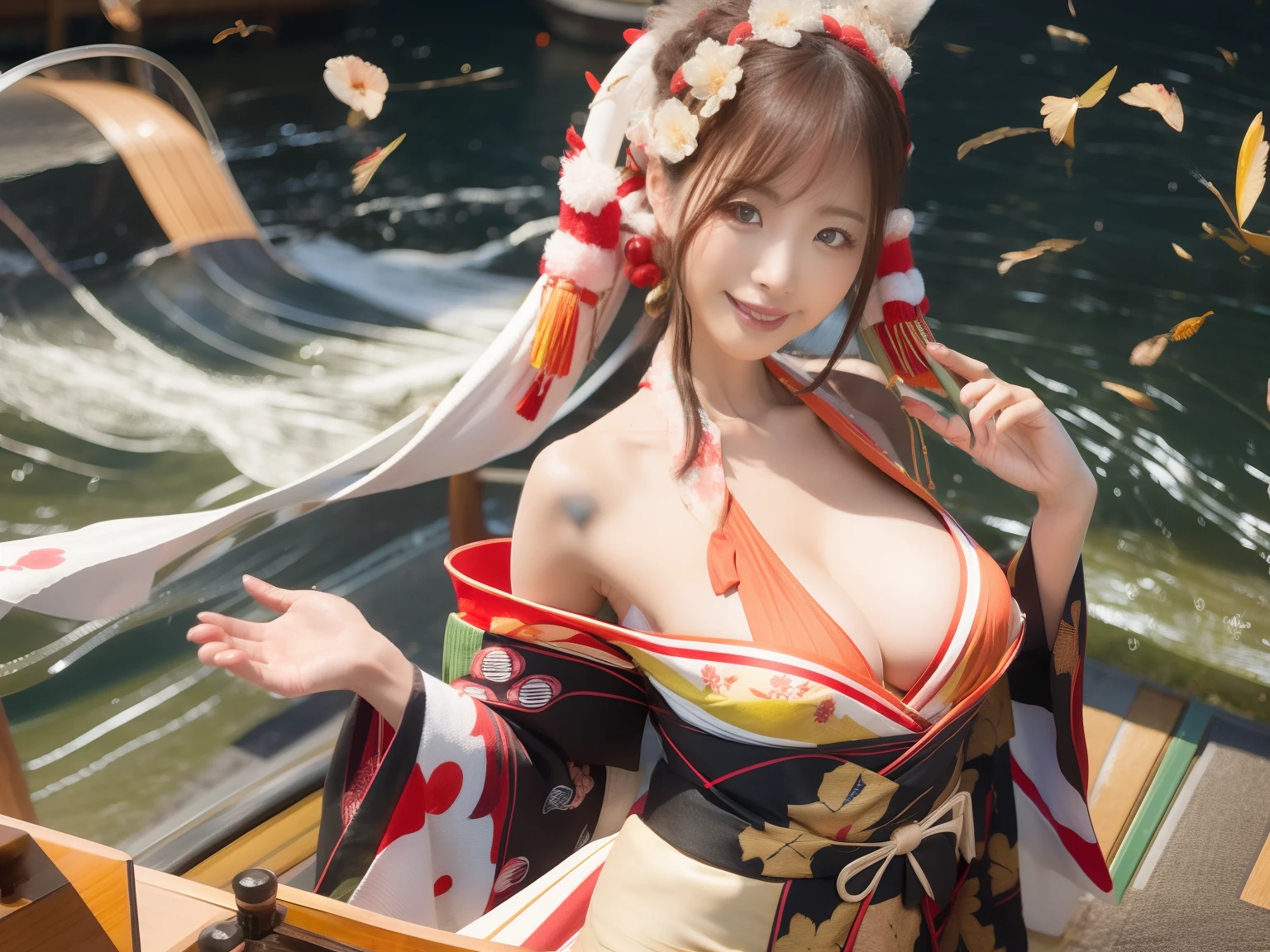 Ijn shinano ,kimono,hot girl,ultra detail,70mm lens