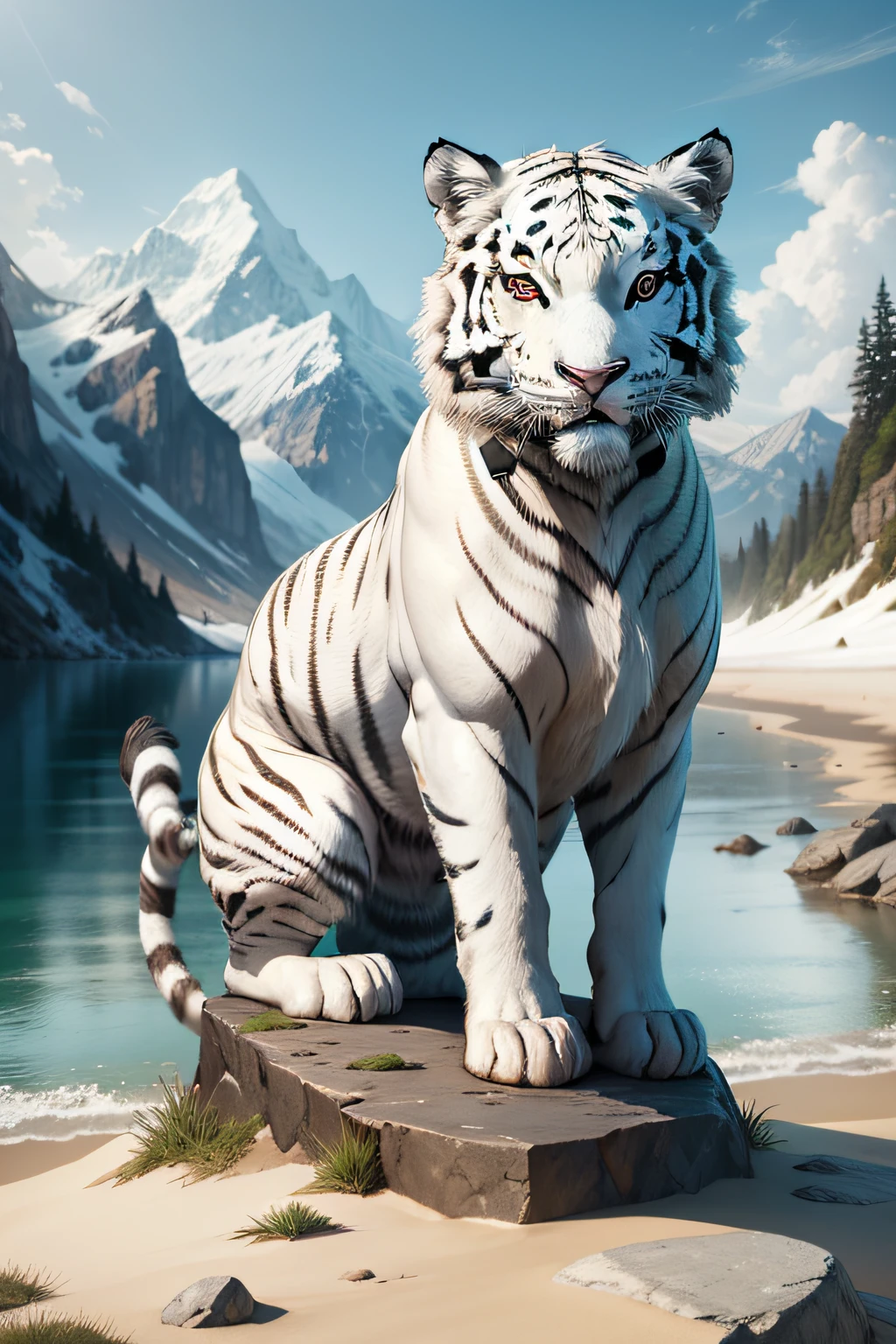 Mountain and Sea Sutra,the white tiger,Cultural creativity