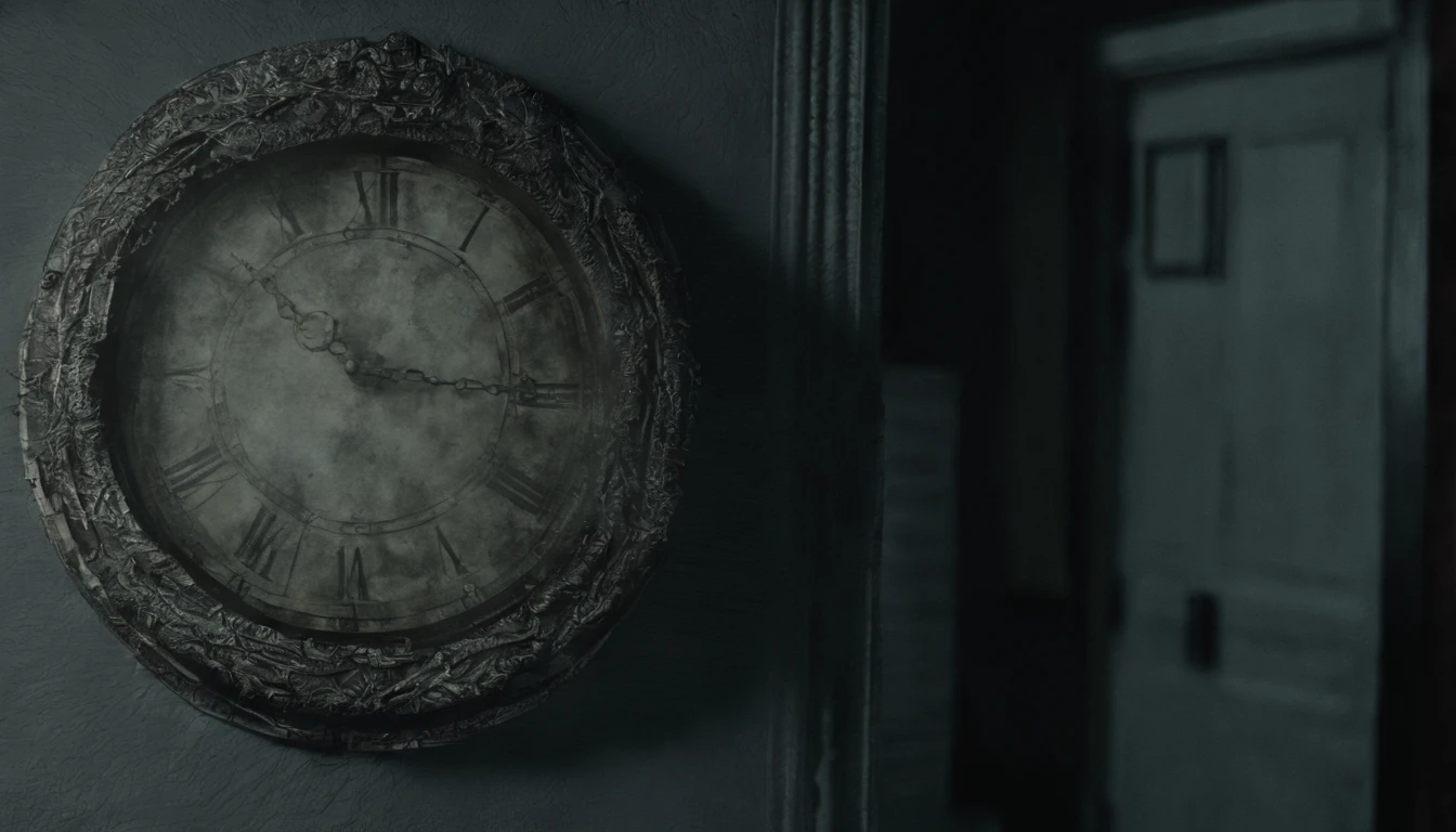 The hands of the clock standing in the corner of the room rapidly turned back.