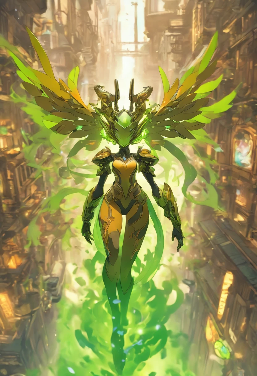 (((((fluorescence green skin))))), beautiful face, (((strong wind))), storm, (((green eyes))), (hair ornament)), (((((green tattoo))))), (((naked))), (((pubic hair))), female genitalia, beautiful girl, (((long silver hair))), (night),(((Beautiful face))),standing, (((((silver wings))))),(((Hotel Room))),nipple