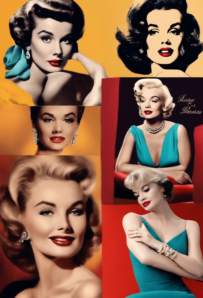 mulher loira parecida com a AUDREY HEPBURN e a marilyn monroe ultra realista Bijoux de Charme