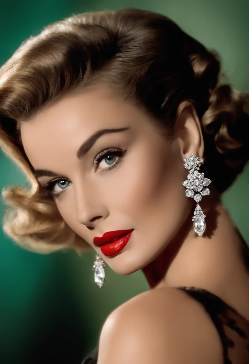 mulher loira parecida com a AUDREY HEPBURN e a marilyn monroe ultra realista Bijoux de Charme