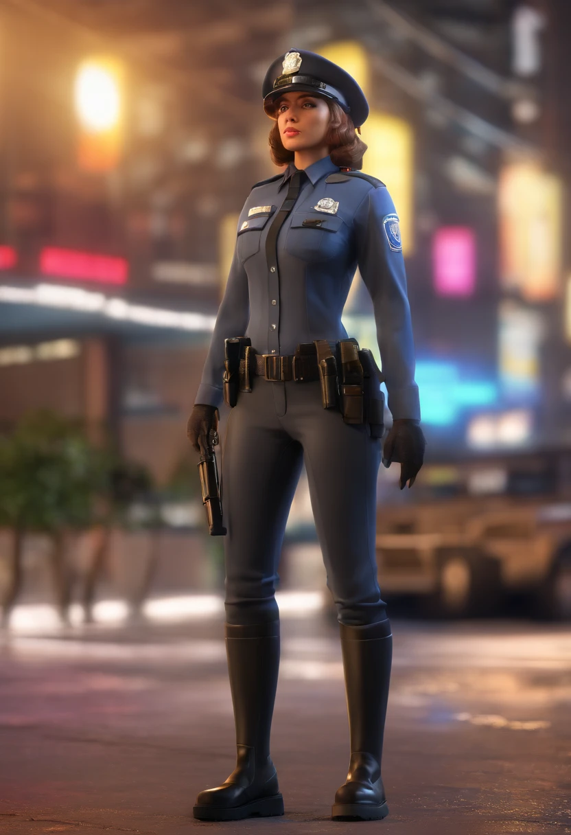 combats，Policewoman，blacksilk