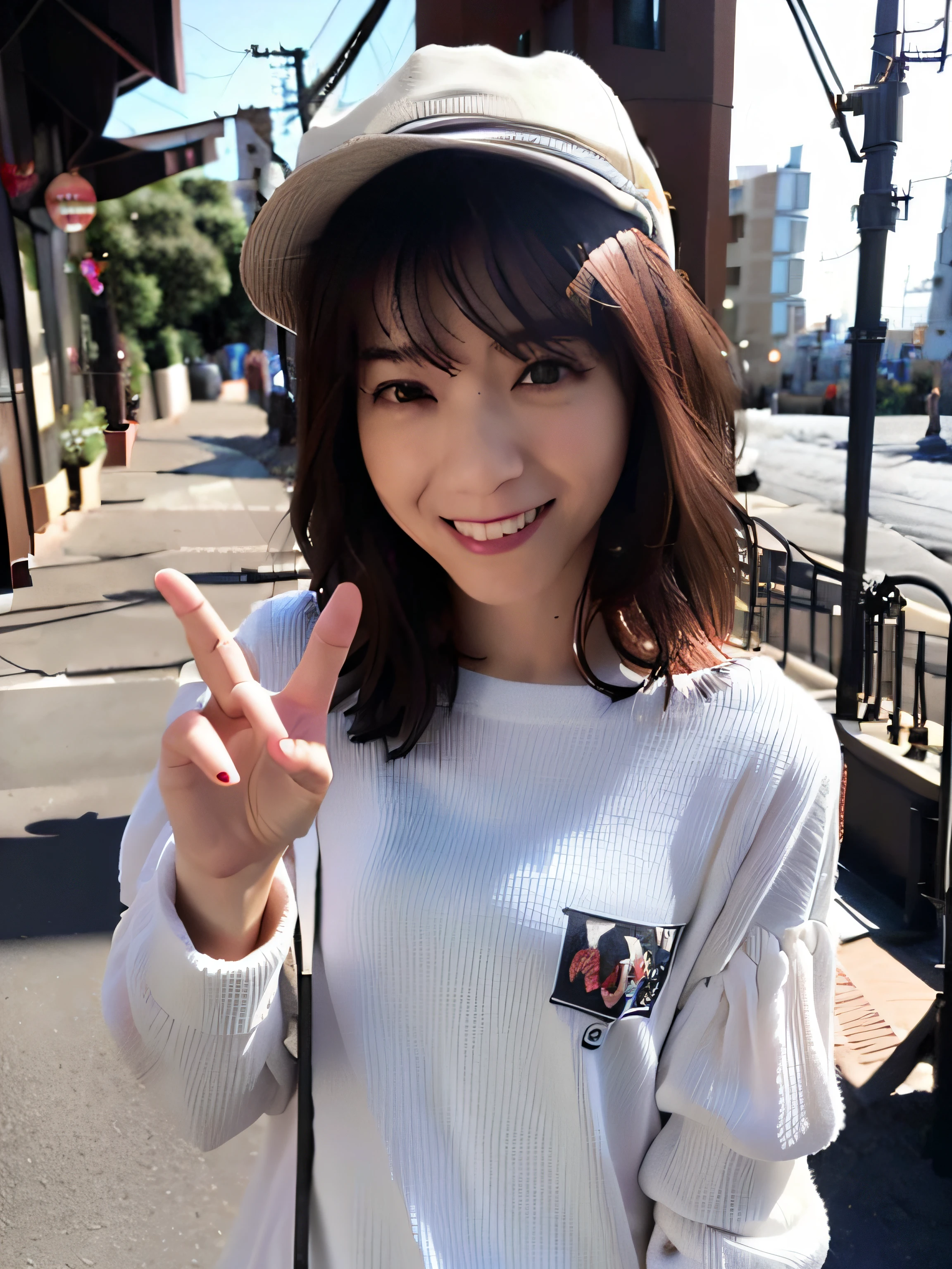 (realisitic、Photorealsitic:1.37)、(8k、RAW Photography、top-quality、masterpiece:1.2)、nsfw cute、navel,naked,ultra-detailliert、Heart-shaped pupil、physically-based renderingt、超A high resolution、Kodak Vision Color、Captured with an Arricam LT camera、bokeh dof、foco nítido、 If you look at the viewer、Photorealsitic、realisitic、独奏、Photorealsitic、top-quality、extra detailed face、extremely detailed eye and face、beatiful detailed eyes、absurderes、incredibly absurdness、haunting smile、Middle bob hair、hair messy、Floating hair、、
