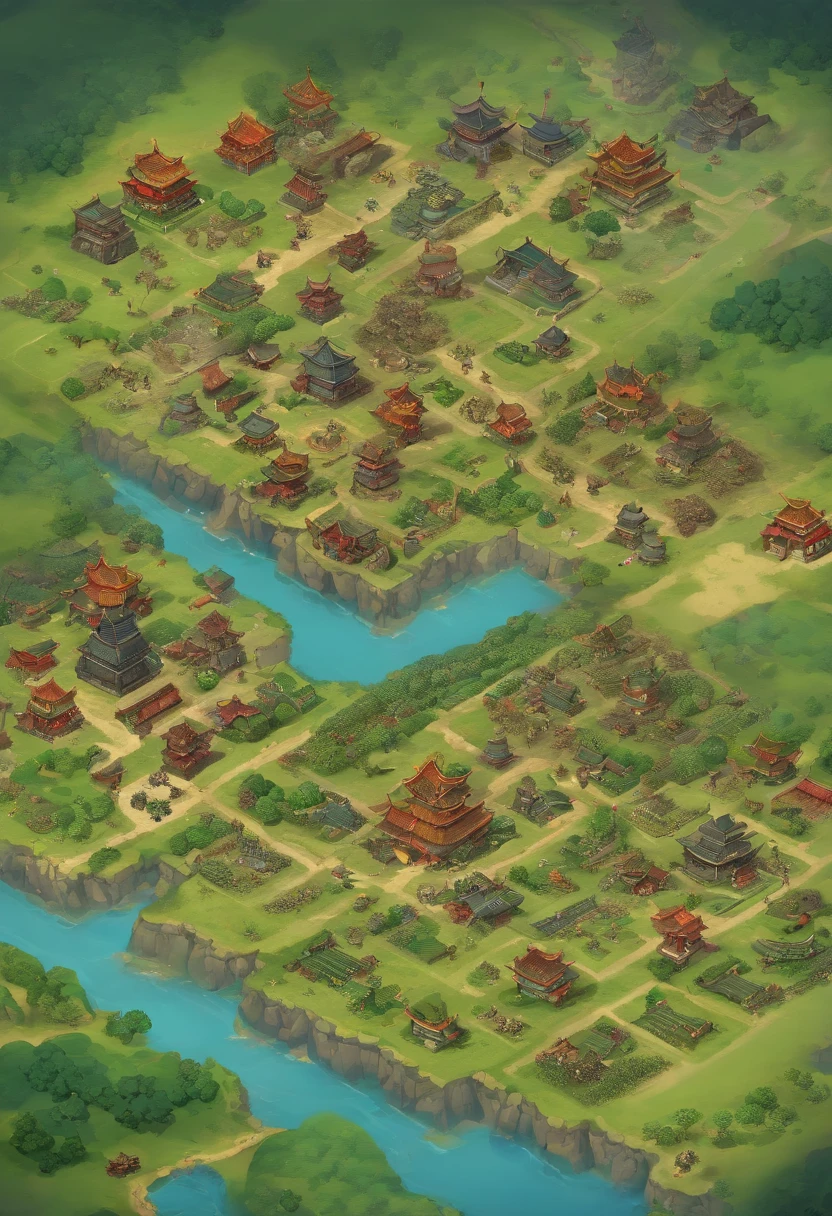 chinese countryside, realistic, 8k