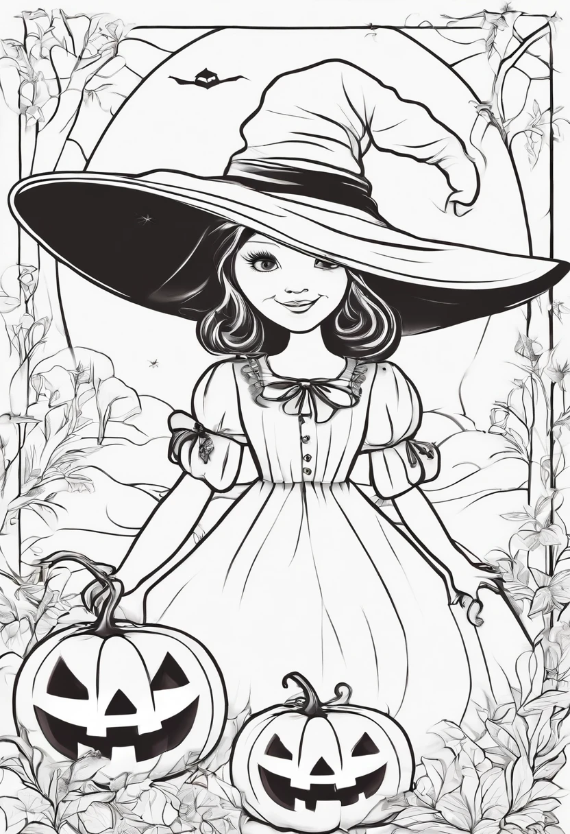 1. Specifying a Theme:
- "Create a Halloween coloring book。"
- "Draw a witch or ghost themed coloring book。"
2. Image details:
- "Generate a coloring book containing a witch with a pumpkin lantern。"
- "Create a Halloween coloring book that includes scenes of kids trick-or-treating。"
3. Color and atmosphere:
- "Create a bright and fun Halloween coloring book。"
- "Accentuates orange or purple hues、Express the fun of Halloween。"
4. Bulleted instructions:
- "Paint the witch's hat red。"
- "Pumpkin eyes yellow、Paint your mouth black。"
5. A simple analogy:
- "The witch is as if reading a magic book、Has a serious expression。"
- "Pumpkin Lantern is smiling、It's like talking to a friend。"
If you tell these instructions to the AI,、A fun coloring book related to Halloween will be generated。