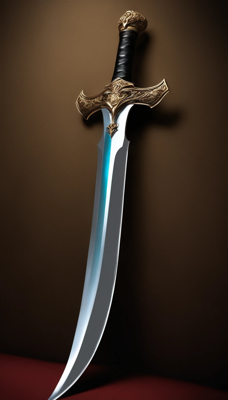 (outstanding、professional、Surreal)、detailed sword, Metallic texture, long sword