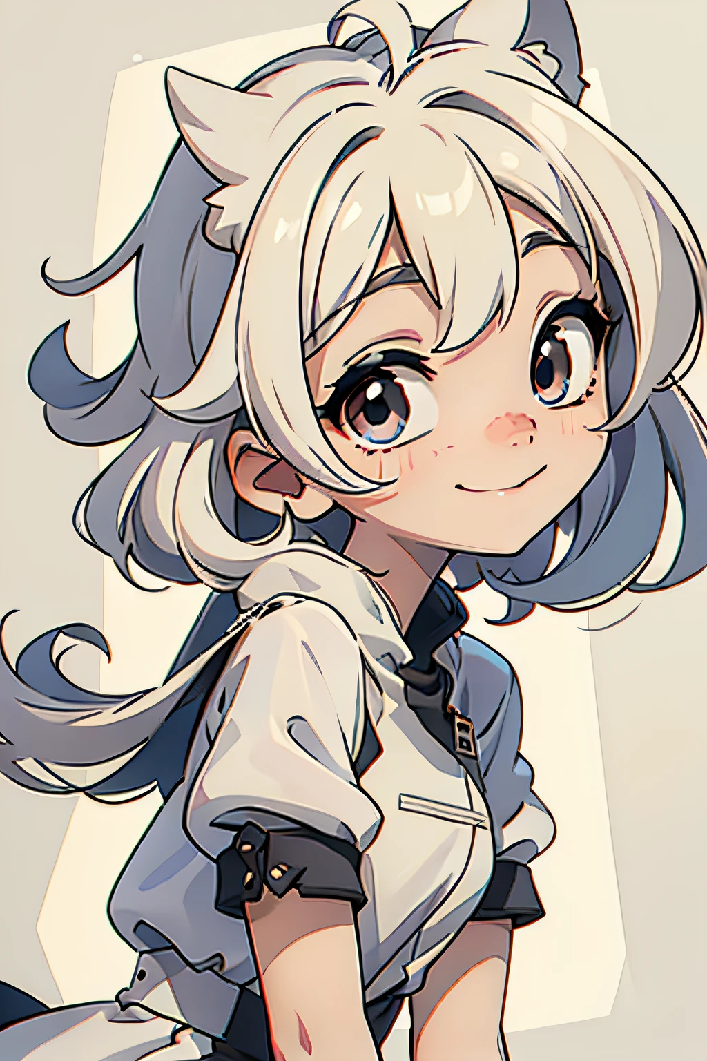 clew：In this 3D rendered volume，A small and active 3D cartoon girl is active under the camera。She has light-colored hair with bangs and a bun，Plump eyes twinkle with anticipation and pleasure。Her smile was as warm as the sun，It gives a pleasant feeling。

camera settings：In order to capture the fantastic cartoon sense and smart character dynamics，I will be using the Canon EOS 5D Mark IV camera，Equipped with 50mm f/1.8lens。This wide focal length setting ensures clear close-ups of people while easily coping with original image changes。

Light and composition：I use bright lighting and color，React according to the reflection and transparency of the 3D model，to simulate a cartoon light source。By adjusting the angle and orientation，Highlight cute images and rich expressions of 3D cartoon girls。ao mesmo tempo，Use clever composition，May be slightly biased to one side，Make the picture more dynamic。

Style and presentation：I would set a warm and bright tone，Adjust the color and chiaroscuro of the picture to be both vivid and soft，To keep the cartoon style fun and vibrant。Post-processing will enhance color saturation and contrast，Make this cartoon girl more vivid。

camera settings：In the settings for simulating 3D rendering，Set the aperture to f/8 to maintain sufficient depth of field，Make the image more three-dimensional；The shutter speed needs to be adjusted according to the movement of the scene；The ISO is generally set at 200，Ensure sufficient dependence and reduce noise。

artistic vision：The 3D cartoon girl in the camera will be in the center of the picture，And I will try to make every detail of her as possible，Such as a bun with light-colored hair lines、Details of the dress，Even the subtle environment behind it is captured as much as possible，It's not just a photo，It's a joyful story。

Aspect ratio and quality：I would choose 4:A scale of 3，to preserve more picture details。To maintain image quality and detail imaging，The photo will be saved in RAW format。

Such descriptions and techniques will help you capture the character and energy of your cartoon character，At the same time, it retains enough softness，Make photos look cute and professional。