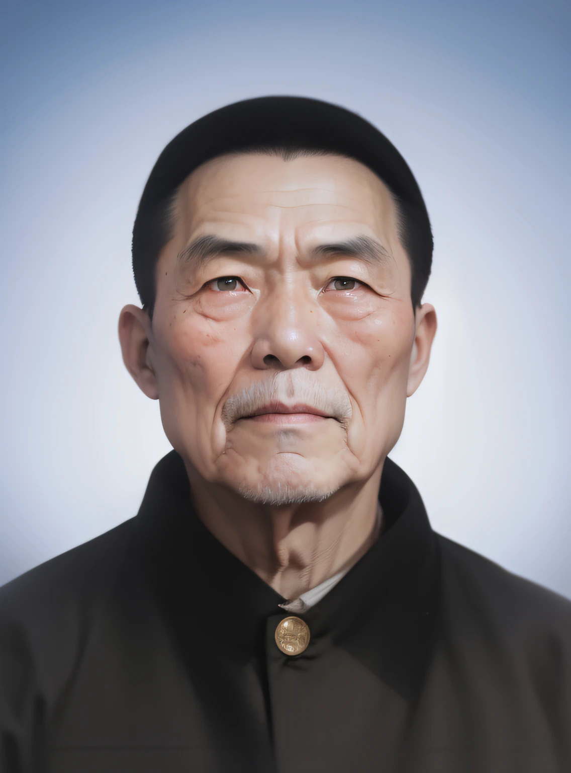 A portrait of an elderly Chinese man