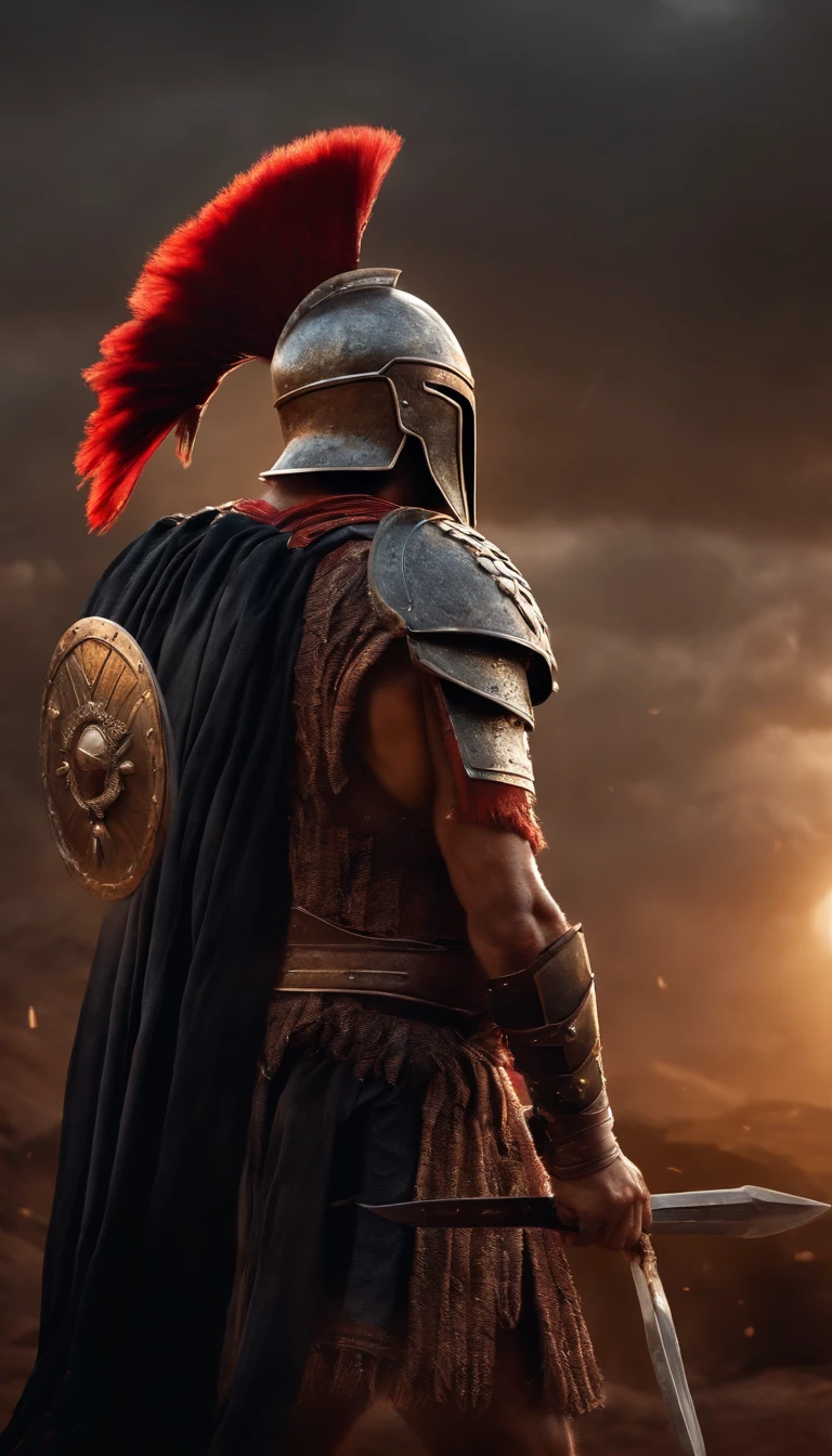 spartan warrior, combats , bloody armor, epic, 8k Gladiator