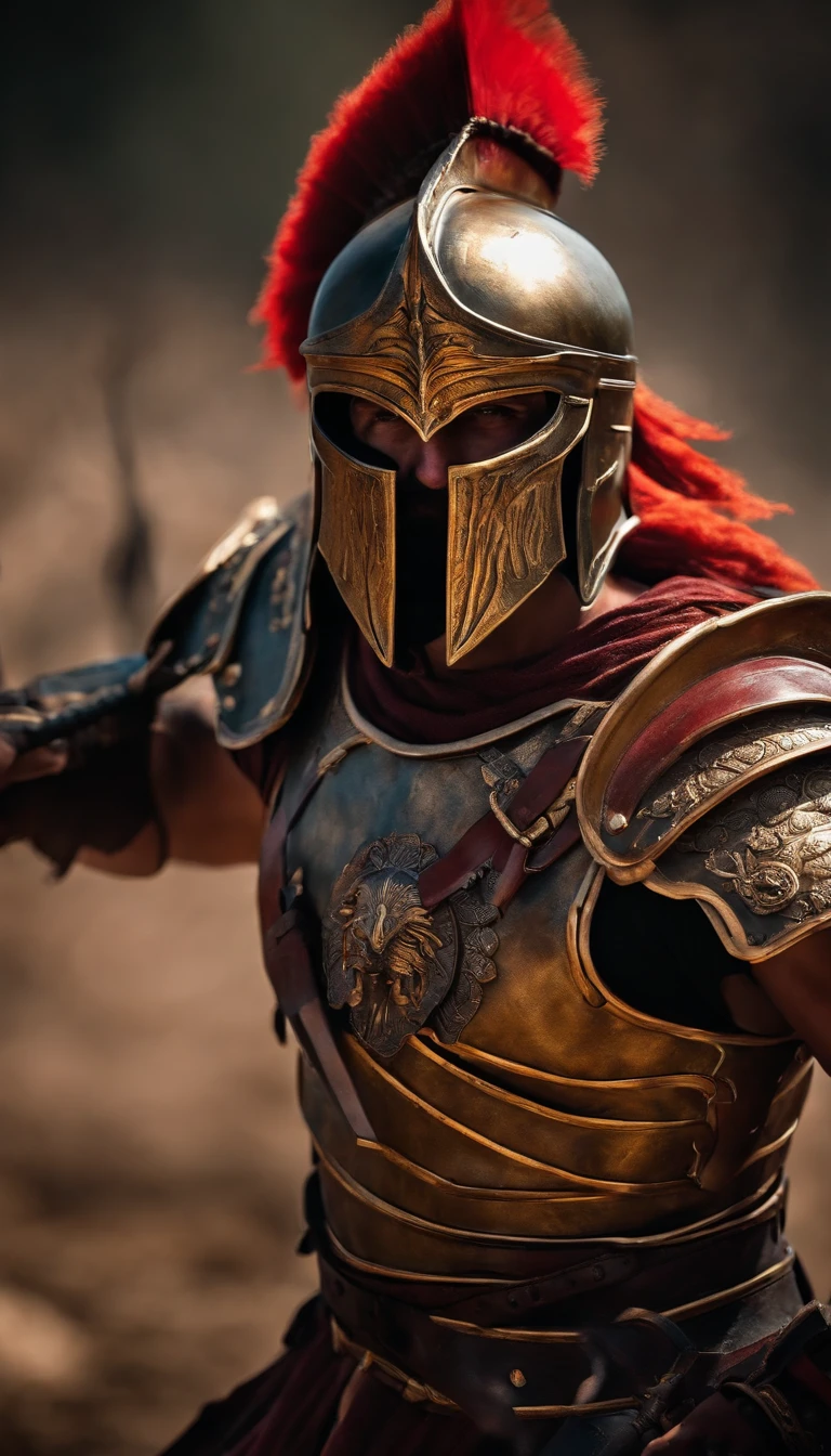 spartan warrior, combats , bloody armor, epic, 8k Gladiator