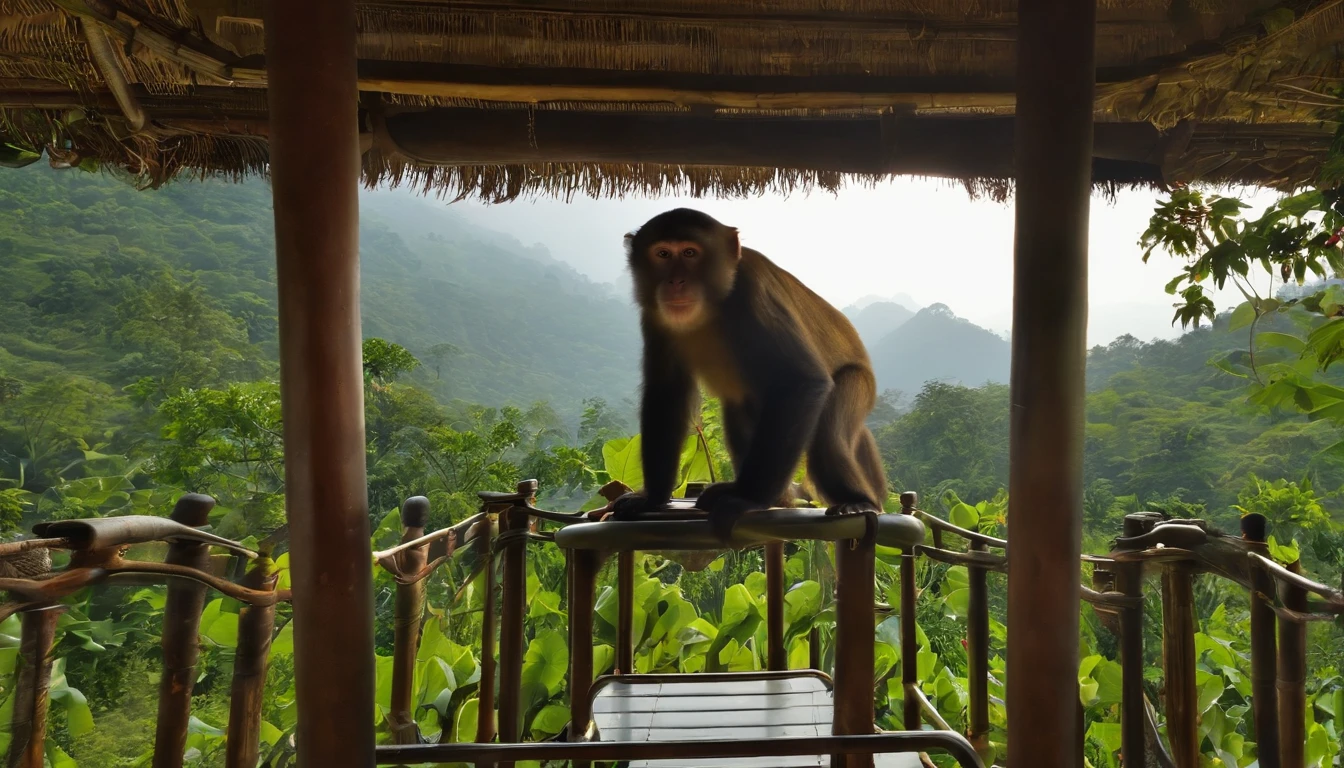 （bellow），（Turn into a monkey），（Fly into a primeval forest），（Swinging vines），（Chuangfei passes by a monkey eating bananas），（bellow），（Turn into a monkey），（Fly into a primeval forest），（Swinging vines），（Chuangfei passes by a monkey eating bananas），（bellow），（Turn into a monkey），（Fly into a primeval forest），（Swinging vines）