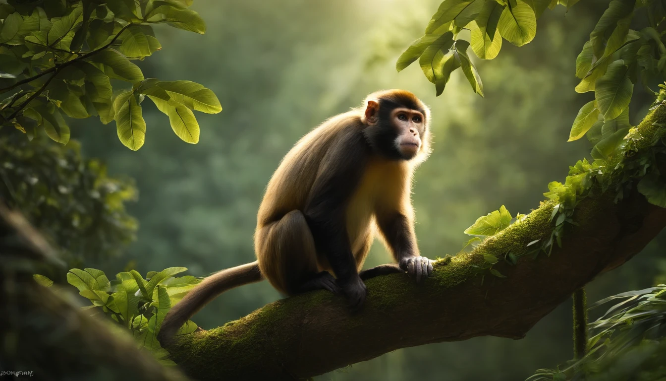(bellow),(Turn into a monkey),(Fly into a primeval forest),(Swinging vines),(Chuangfei passes by a monkey eating bananas),(bellow),(Turn into a monkey),(Fly into a primeval forest),(Swinging vines),(Chuangfei passes by a monkey eating bananas),(bellow),(Turn into a monkey),(Fly into a primeval forest),(Swinging vines)