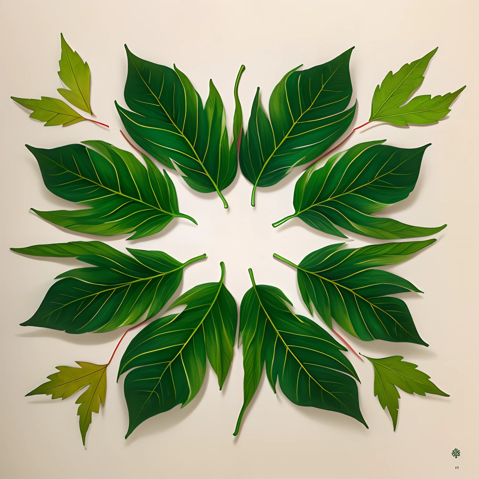 Cute leaves,Beautiful leaves,1 leaf,Rainbow leaf,bilaterally symmetrical