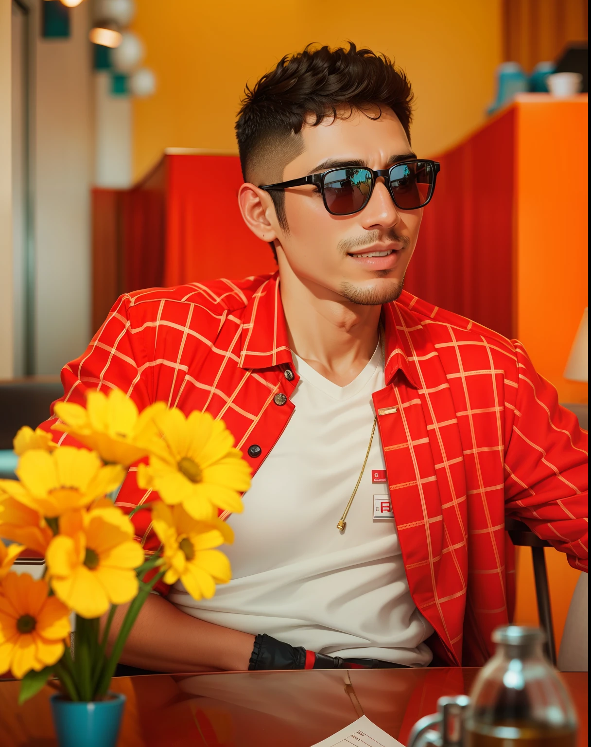 Change background into hotel