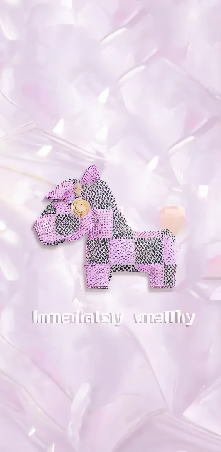 Purple and black horse with pink mane on white background, wealthy, fortune, 🎀 🧟 🍓 🧚, y 2 k aesthetic, y2k aesthetic, wealthy women, 👰 🏇 ❌ 🍃, Realistis, Fashionab, flaunting his wealth, unimaginably huge, highly accurate, smoothly, really realistic, tiffany, background is heavenly, 🚀🌈🤩
