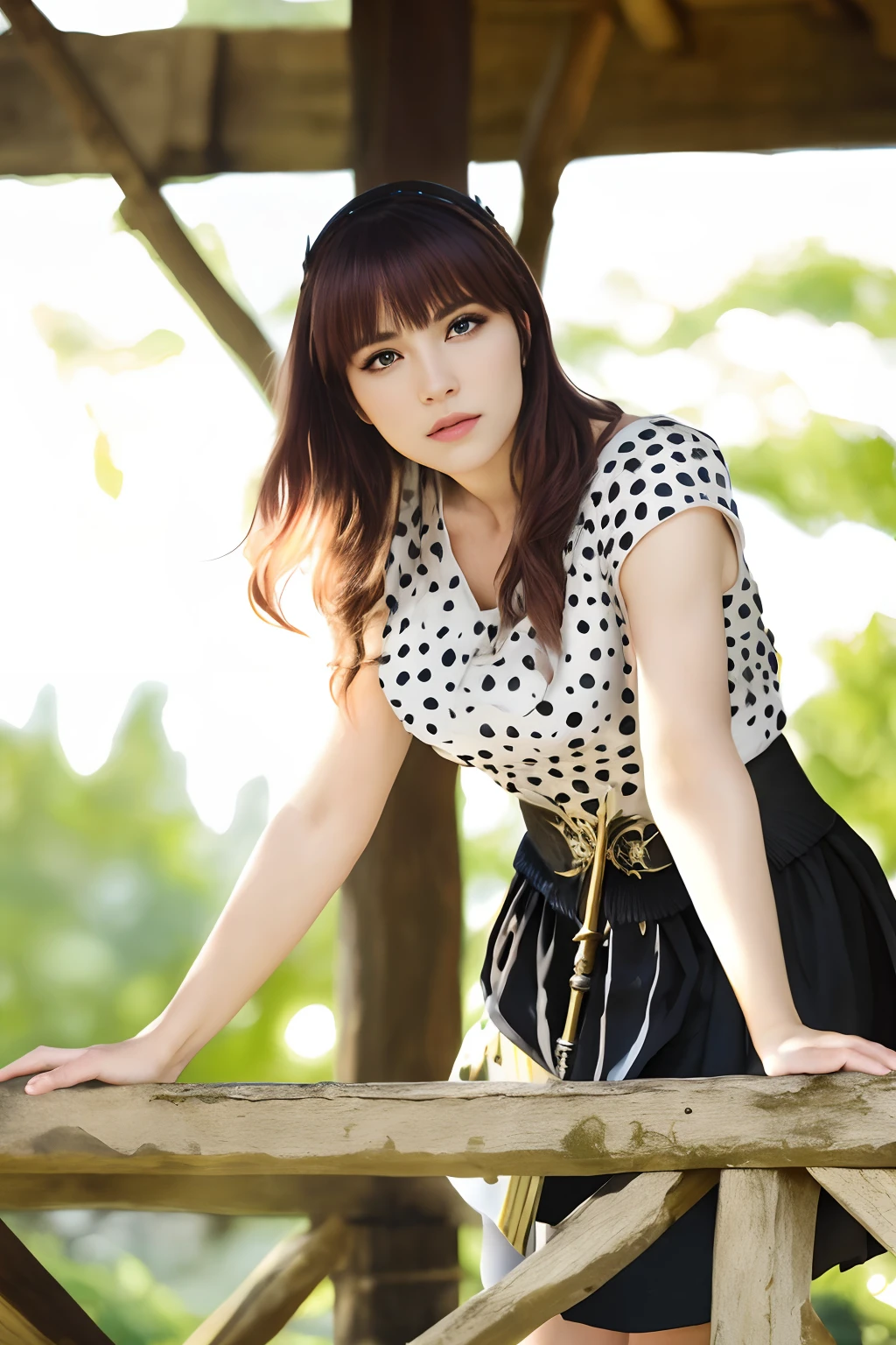 (Masterpiece:1.3), (8K, Photorealistic, Raw photography, Best Quality:1.4), beautiful portrait, (1woman), Beautiful face, Realistic face, (Detailed face), light long pink hair, pink cat ears, Beautiful hairstyle, (Detailed hair), Realistic purple eyes, (Detailed eyes), Realistic skin, (Detailed skin), Beautiful skin, Attractive, Ultra high definition, A hyper-realistic, Very detailed, (extremely intricate), professional photograph, sharp focus, dramatic, cinematic lighting, octane render, unreal engine, volumetrics dtx, (film grain), (wearing medieval armor), (Breastpate, Backplate, Cuisses, Porin, Besagew, Rerevrace, Vambrace, Gauntlet, Sabaton, Greaves, Spool),Beautiful details, (Standing with a spear at the entrance to the King's Chamber), (Visor and shield at her feet),