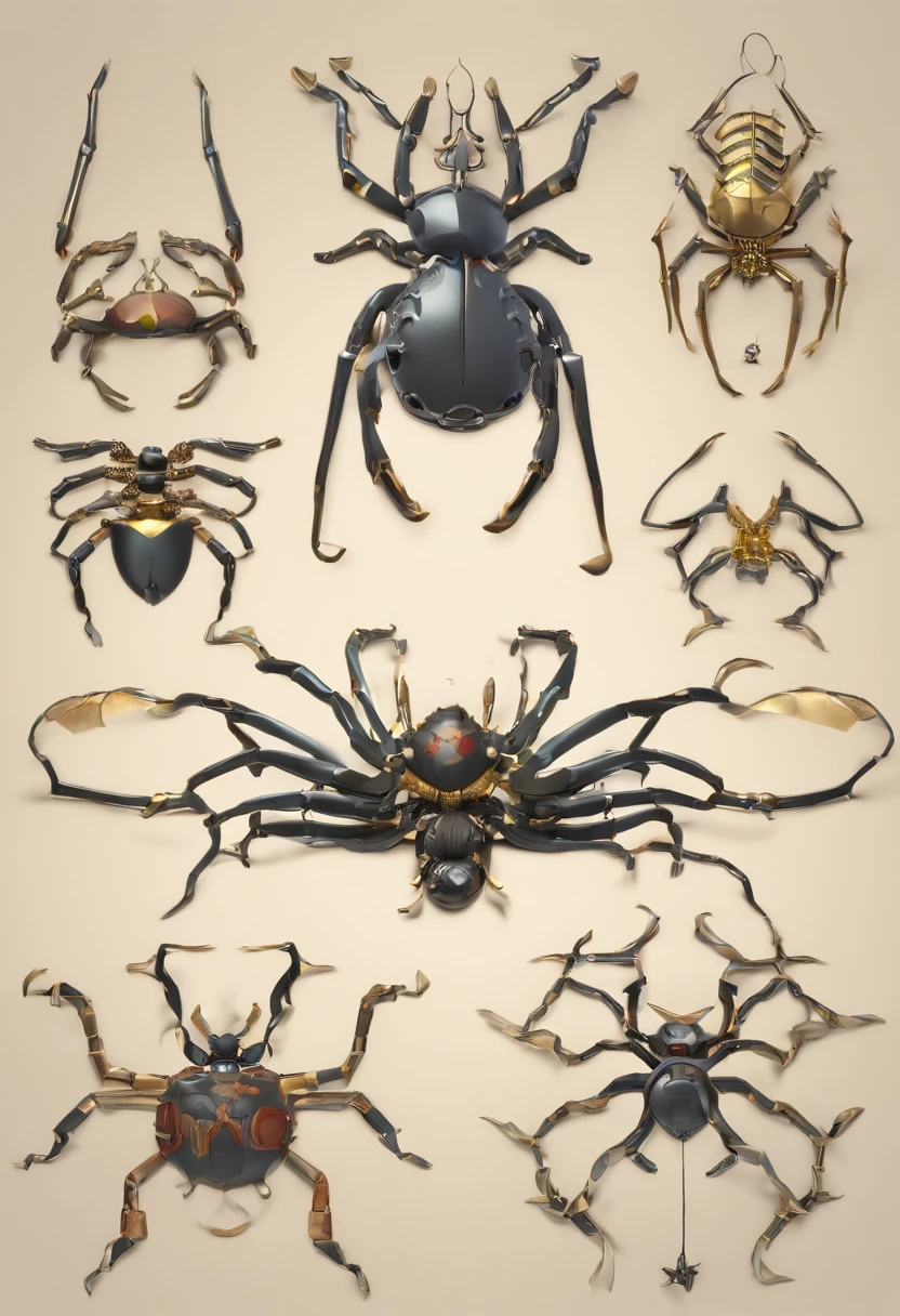 A gorgeous woman with a spider belly,The upper body is a delicate body with pale skin,Not a single wisp,Plump spherical fat exposed,Looks gorgeous。Under the navel right now,It is a bloated and fat spider body,Eight iron-brazing spider legs easily plunge into the floor tiles、Walls。
