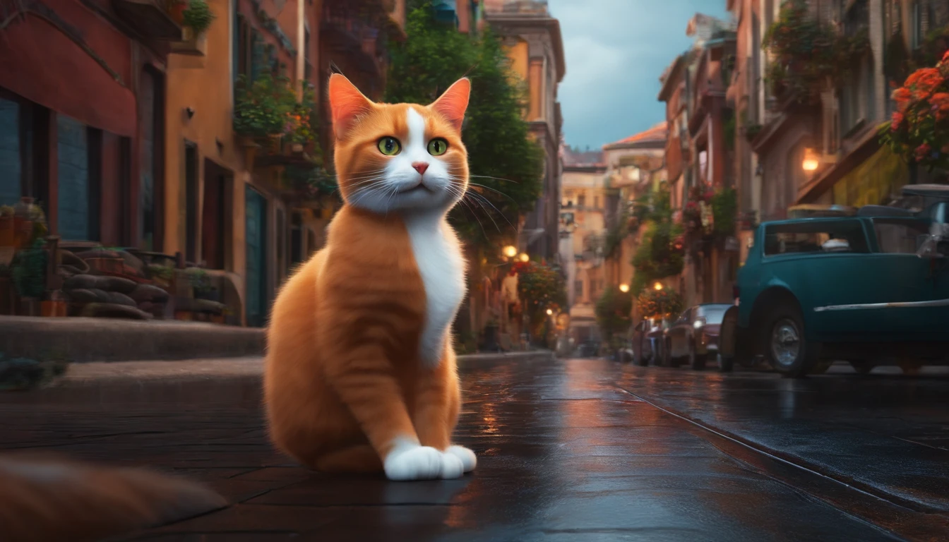 The city,cat