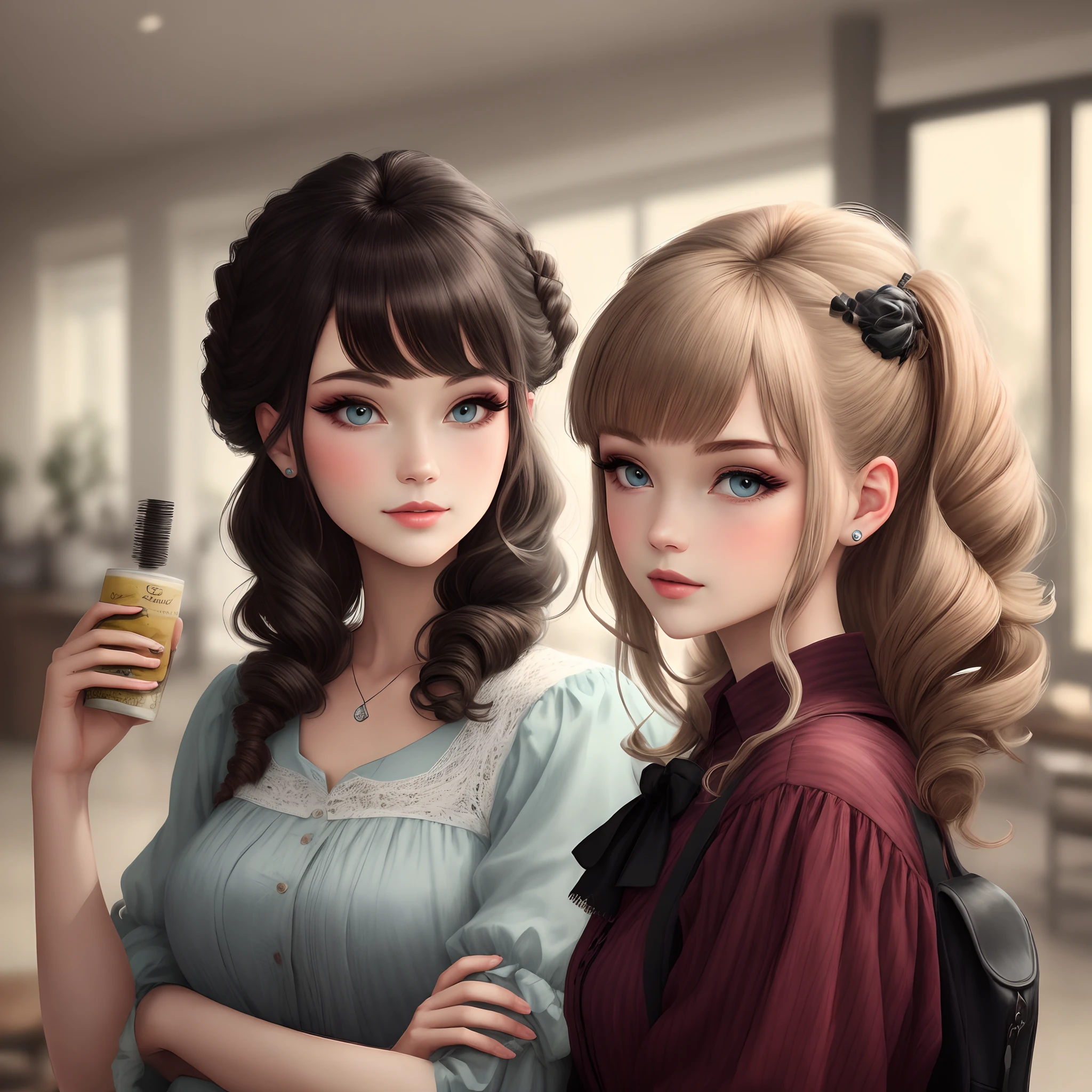 Vintage hairstyle