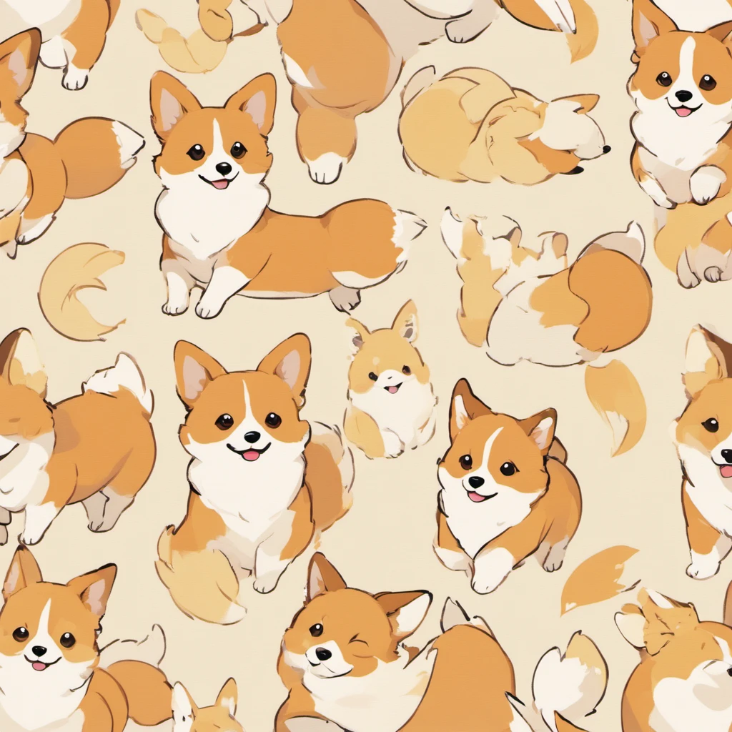 The Pembroke Welsh Corgi is a delightful and iconic breed, celebrated for its charming disposition and unique appearance. These dogs are small in size with a sturdy build and are known for their cheerful demeanor and remarkable intelligence.
Pembroke Welsh Corgis are cherished as loving family pets and agile herding dogs. They possess a distinctive look, characterized by a short yet elongated body, a strong and muscular frame, and short legs. Their short legs are a notable feature, adding to their adorable and endearing appearance.
The coat of a Pembroke Welsh Corgi is dense and weather-resistant. It typically comes in various shades of red, sable, or tri-color, featuring a combination of white, black, and tan markings. This coat provides protection and comfort, suitable for their role as herding dogs in various weather conditions.
In terms of their head and facial features, Pembroke Welsh Corgis have a fox-like appearance with a moderately broad head and a distinct stop where the forehead meets the muzzle. Their eyes are dark and alert, reflecting their intelligence and curiosity. The ears are pointed and stand erect, contributing to their alert expression.
Pembroke Welsh Corgis have a well-proportioned body with a strong neck, deep chest, and a level back. Their tail is typically docked, and when present, it is carried high and resembles that of a fox. These dogs exhibit an energetic and friendly personality, making them cherished companions and excellent working dogs.
For the artistic portrayal of the Pembroke Welsh Corgi in the style of Pokémon artist Sowsow, expect to see clean lines, bright and vibrant colors, and an emphasis on the dog's distinct features. The illustration will capture the essence of this breed's charm and intelligence, making it a delightful addition to any collection of dog art.
