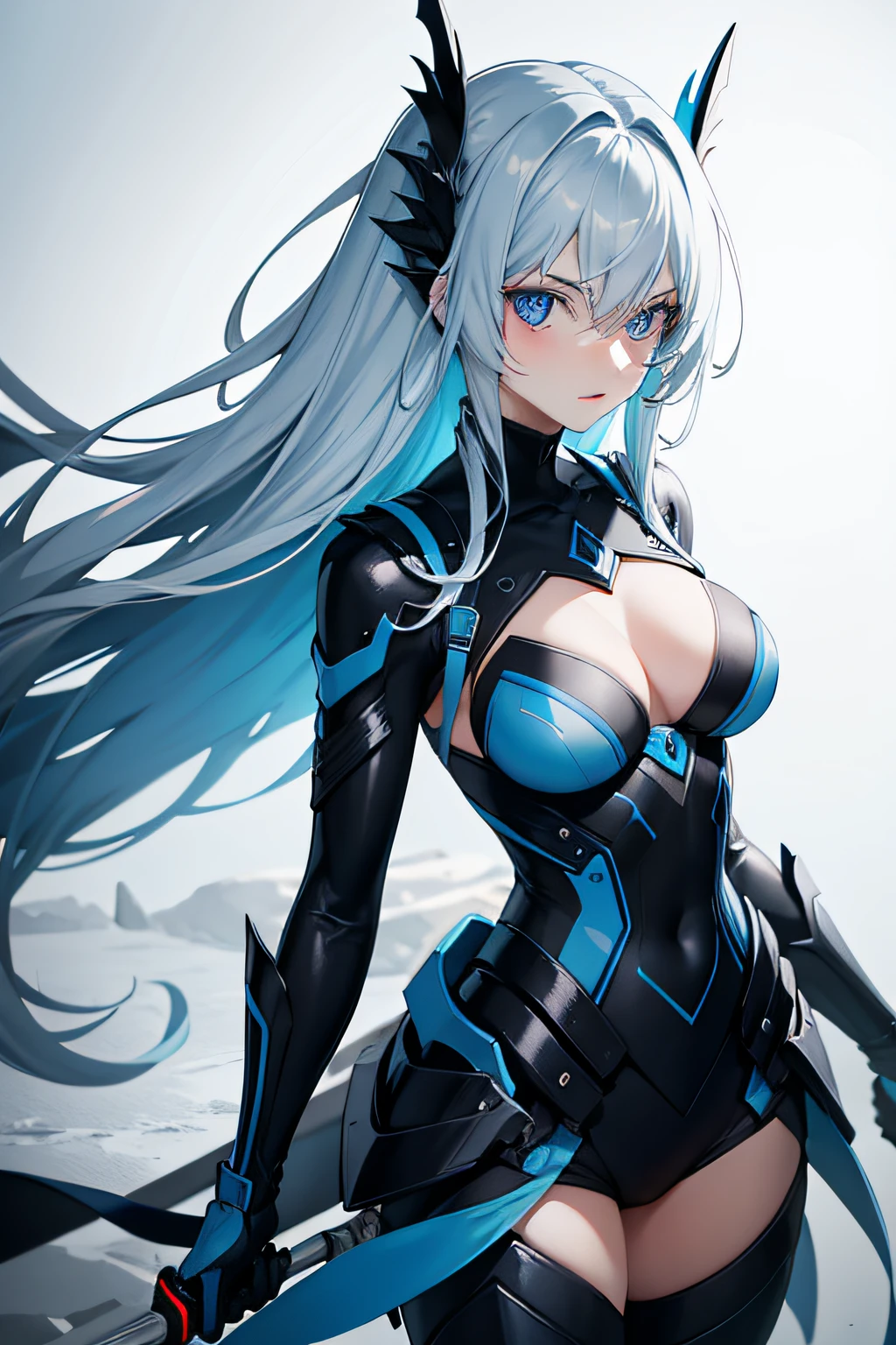 Extreme beauty, woman, blue eyes