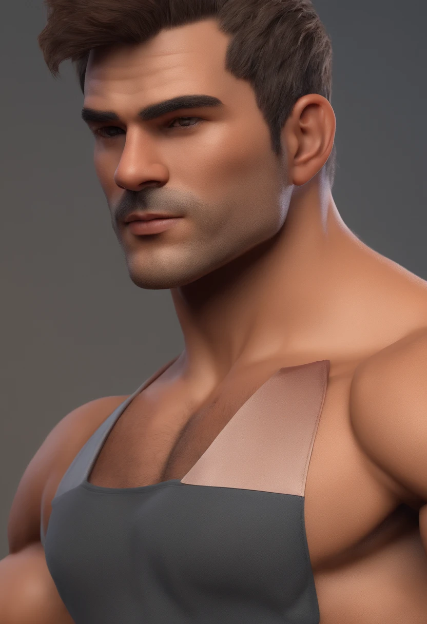 there is a male figure with a harness on his chest, shirtless :: high detail, black leather harness, hard rubber chest, young blonde boy fantasy thief, handsome stunning realistic, open v chest clothes, beefcake pose, mechanic punk outfit, (sfw) safe for work, highly detailed full body, skinny male fantasy alchemist, technoviking male with no shirt