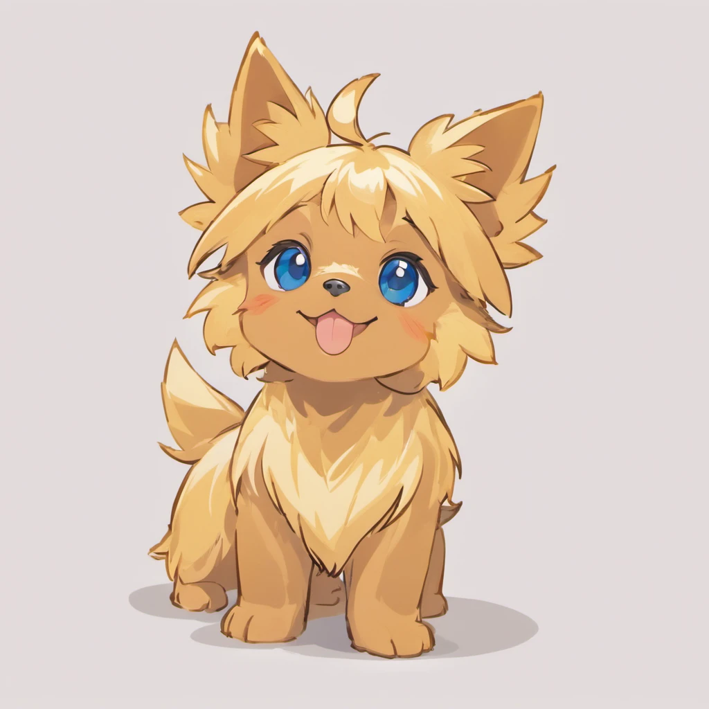 Certainly! Here's a detailed description of what an adult Yorkshire Terrier looks like in paragraph form:
The adult Yorkshire Terrier, affectionately known as a "Yorkie," is a breed celebrated for its dainty appearance and confident disposition. Despite its diminutive size, this small canine exudes elegance and charm.
One of the most striking features of the Yorkshire Terrier is its luxurious coat. With a fine, silky texture, this coat showcases a combination of blue and tan colors. The blue is a steel blue hue, while the tan graces the head, chest, legs, and the base of the tail. Notably, their coat is hypoallergenic, making them a suitable choice for allergy-sensitive individuals.
In terms of their physical attributes, Yorkshire Terriers are petite and compact, with a well-proportioned and delicate build. Their posture is characterized by a level back and a slightly arched neck, which adds to their overall sense of vitality and energy.
The head of a Yorkshire Terrier is small and features a slightly flat top. Their muzzle is short, accentuating their black nose. Their round, expressive eyes are dark and often framed by long eyelashes, imparting a charming and engaging appearance. Ears, small and V-shaped, stand erect, reflecting alertness and attentiveness.
Their limbs are straight and fine-boned, while their small, round feet boast black toenails. Despite their delicate appearance, Yorkshire Terriers move with grace and sprightliness.
The tail of the Yorkshire Terrier is typically docked, leaving it short and carried high. When not docked, it showcases the same silky blue and tan hair as the rest of their body.
Overall, Yorkshire Terriers possess a confident and spirited expression, characterized as "self-assured." Their small stature is counterbalanced by their vivacious personalities, known for loyalty and affection, making them cherished and endearing companions. Looks a little like the pokemon Lillipup, artwork by sowsow, white background,