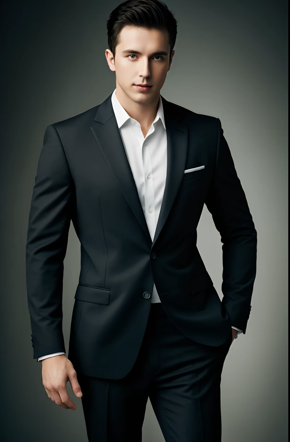 1man, a 25-year-old muscular man, formal suit, bodice, , masterpiece, best quality, 8k ultra high definition, DSLR camera, film grain, Midjourney and greg rutkowski's Fujifilm XT3 realistic drawing art, full body , bright