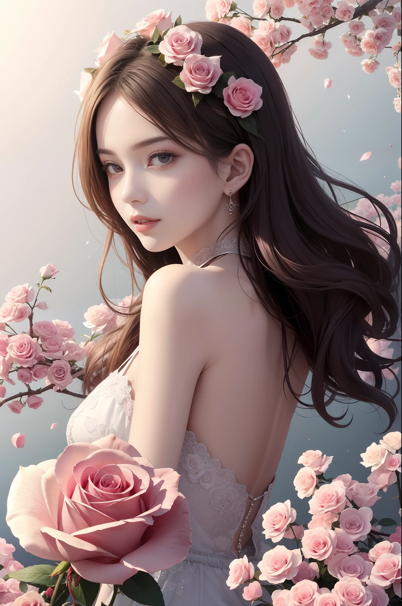 ((Beautiful Roses))(top-quality)((Pink Rose))