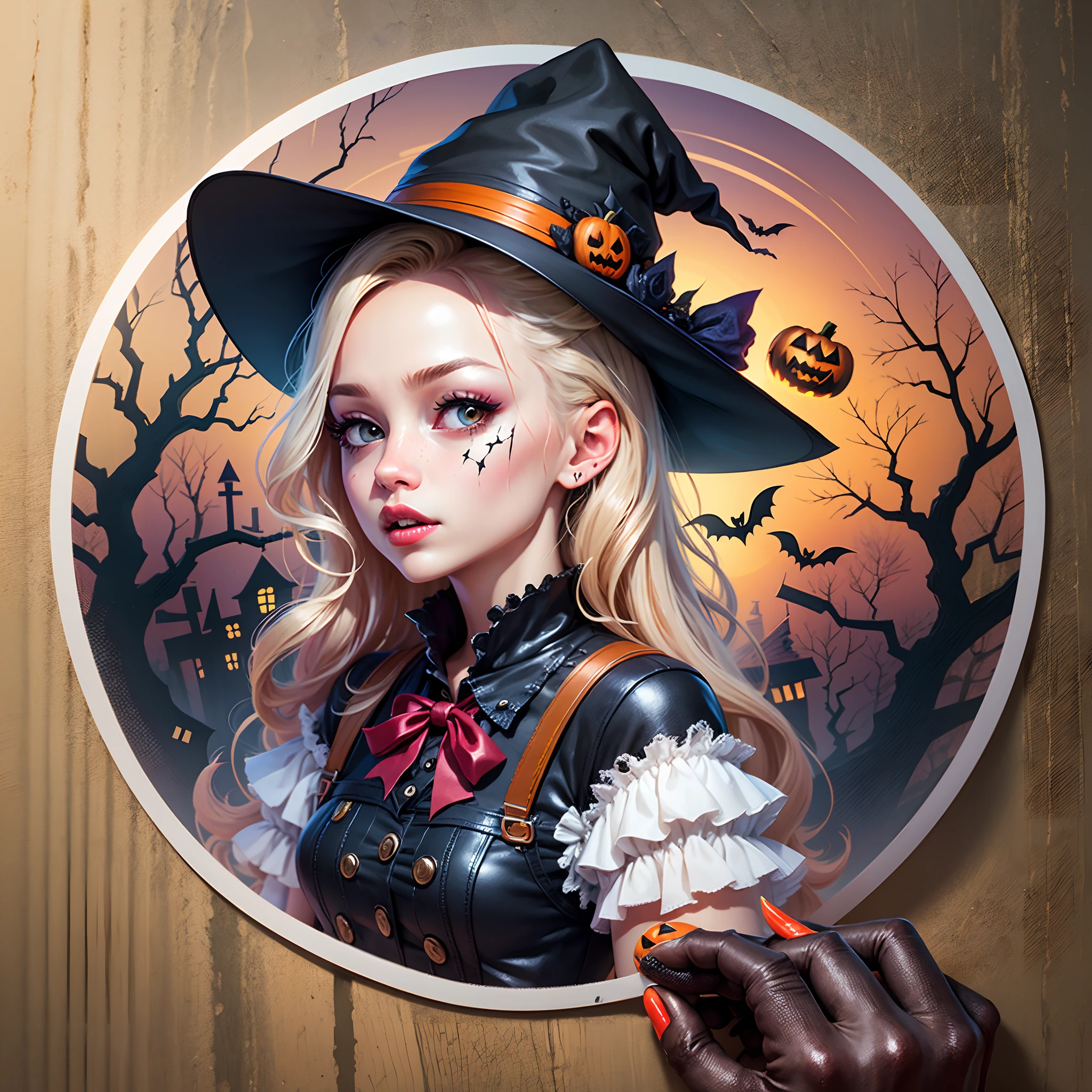 Halloween sticker --auto --s2