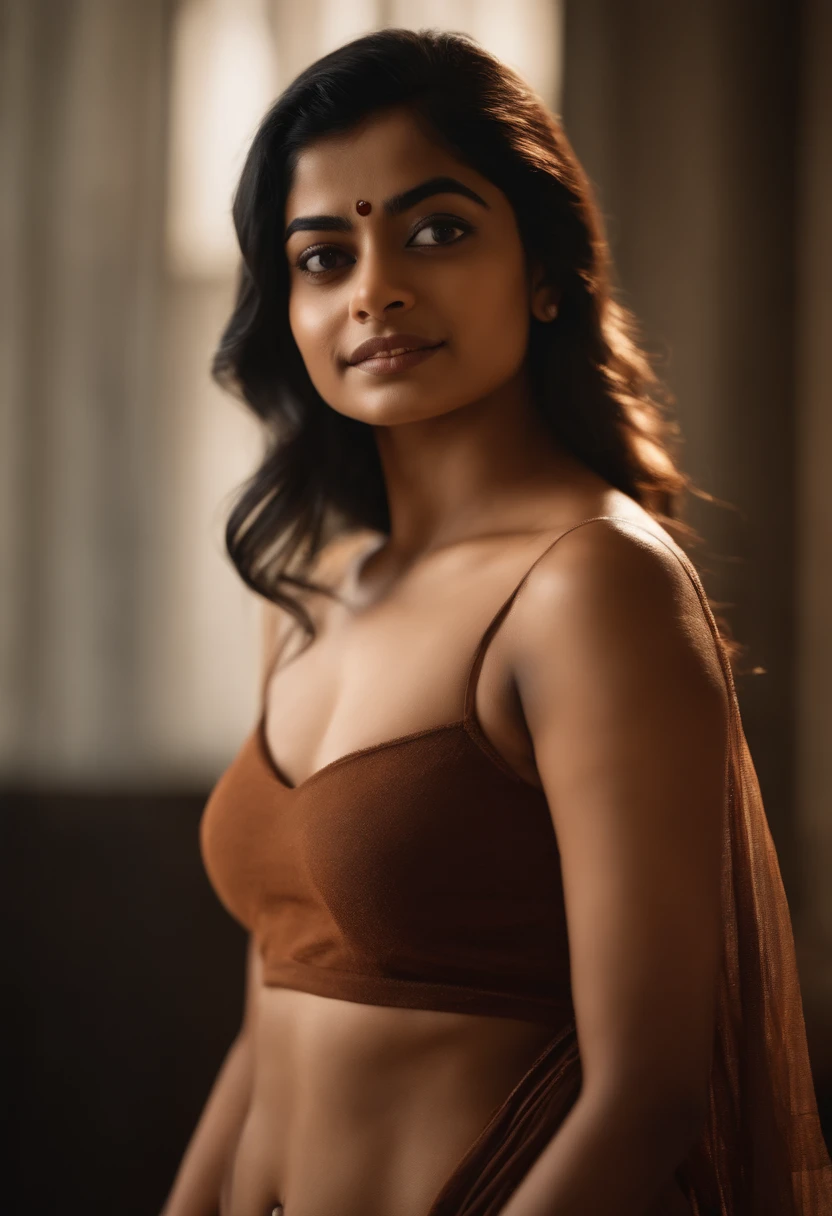 Hot indian girl with beautiful body structure looking like rashmika mandanna, naked, breasts, pubic hair, full body