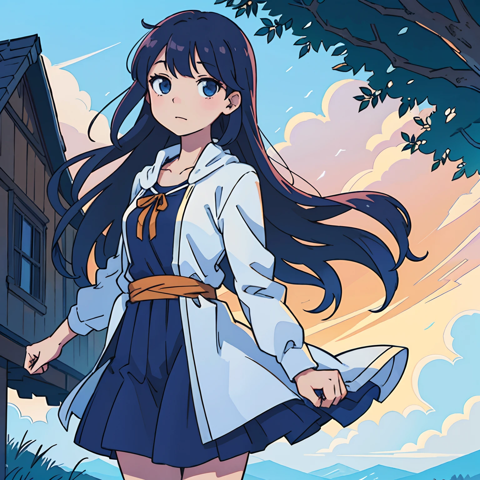 (best-quality:0.8), (best-quality:0.8), perfect anime illustration, a beautiful girl in a beautiful environment