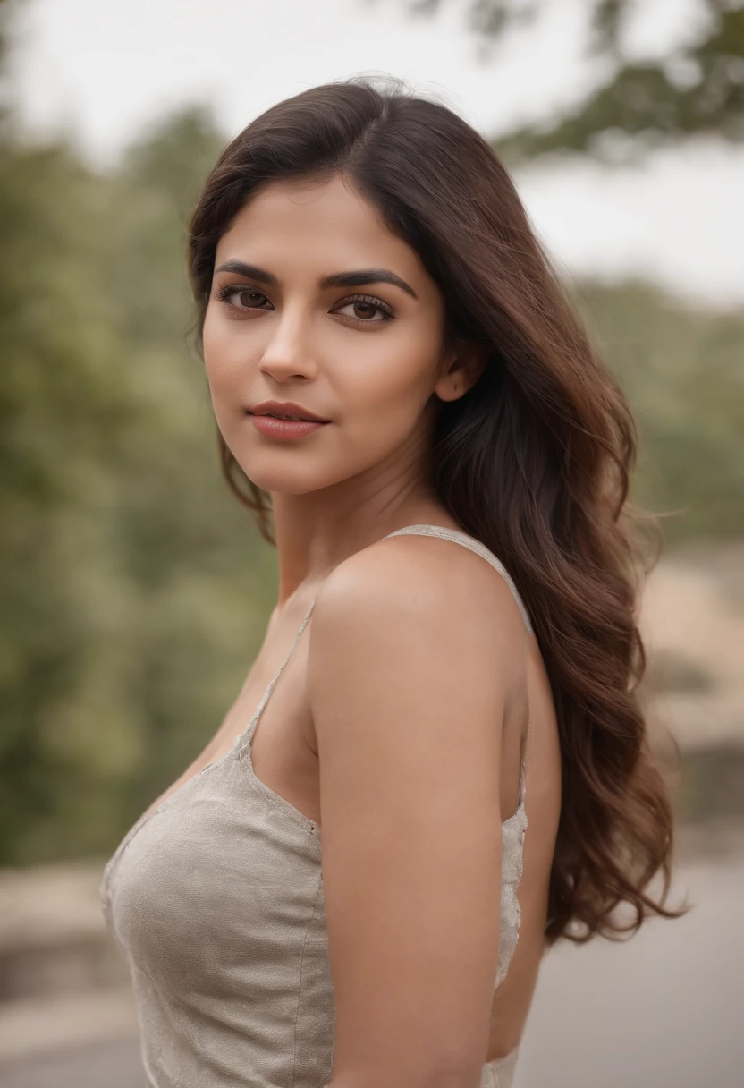 beautiful mature Indian college girl, naked, outside on road, full body visible, firm breasts, photorealistic, photo, masterpiece, realistic, realism, photorealism, high contrast, photorealistic digital art trending on Artstation 8k HD high definition detailed realistic, detailed, skin texture, hyper detailed, realistic skin texture, armature, best quality, ultra high res, (photorealistic:1.4),, high resolution, detailed, raw photo, sharp re, by lee jeffries nikon d850 film stock photograph 4 kodak portra 400 camera f1.6 lens rich colors hyper realistic lifelike texture dramatic lighting unrealengine trending on artstation cinestill 800,