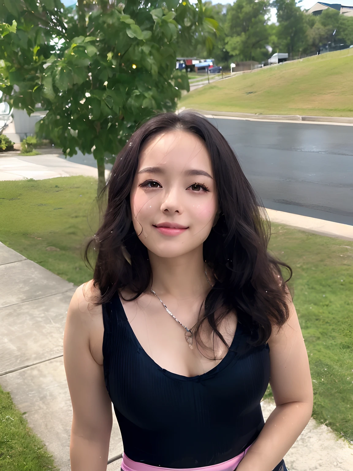 (8K, 超A high resolution, Best Quality, masutepiece:1.2)、8K、RAW portrait of japanese girl、Photorealsitic、超A high resolution、top-quality、(Light blue and pink lines、Open your back、High leg ultra-thin T-back swim race suit with fairly small area、Small area:1.5)、(Crotch indirect、Crotch streaks、Spread your crotch wide and bend your knees、Leaning back:1.8)(Show the armpits:1.6)(Visible Swimming School:1.3) BREAK (Natural Skin Texture、Detailed skin、Hyper-Realism、ultra sharpness)、intricate detailes、depth of fields、Japan idol system、sexypose、(Beautiful ponytail with black hair:1.3)、Toned body、Tempered body、big eye、Eye lashes、long lashes、Thin makeup、Open your mouth slightly、Happy smile、Smile happily、big eye、Big eyes、Distinct double eyelids、Lashes、Clean collarbone、face perfect、Beautiful bangs、thin lips、White-colored skin、、a small face、(gazing at viewer、Highlights in the eyes、Black eyes、lipgloss)、(Pleasant look:1.3)