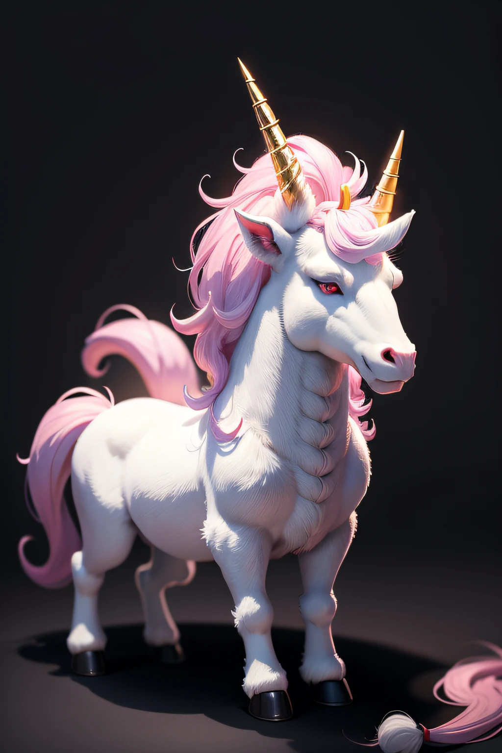 China's unicorn，The unicorn has a sheep's head，The hooves of the wolf，The top of the head is round，The body is colored，It is about 2 meters high，The unicorn's body resembles a musk deer，The tail resembles a dragon's tail，It also has dragon scales and a horn