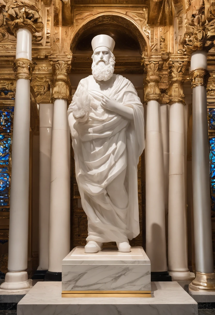 Platonic religion, Neoclassical monastery with images of Anglo-Saxon gods and elves.